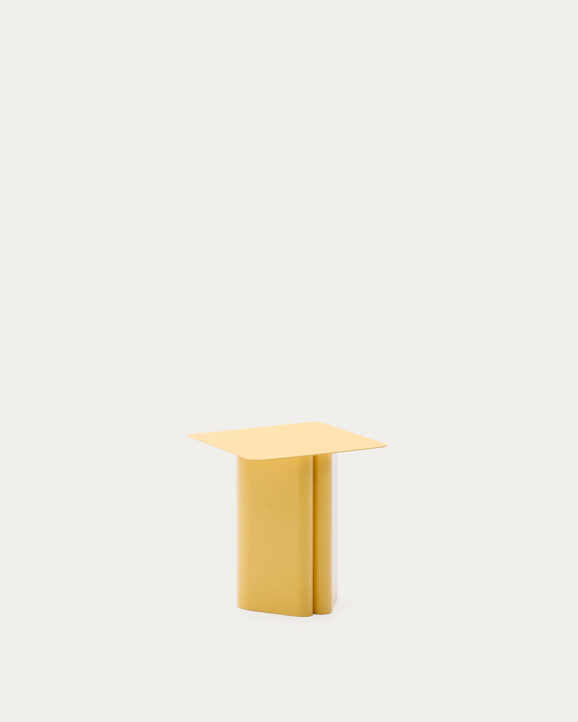 Arvin yellow iron side table 42 x 42cm - Product View