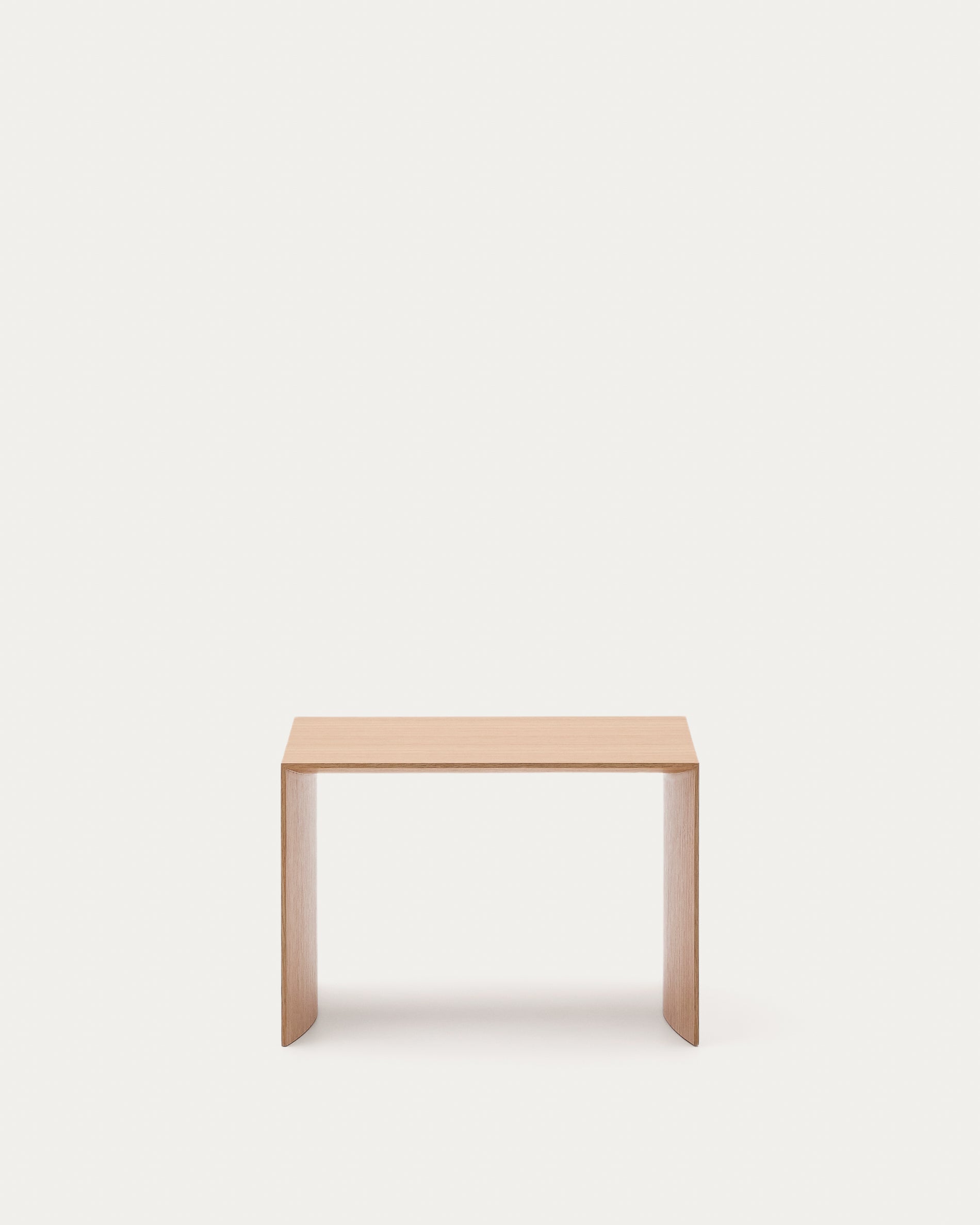 Litto oak veneer FSC Mix Credit side table, 55 x 40 cm - Product View