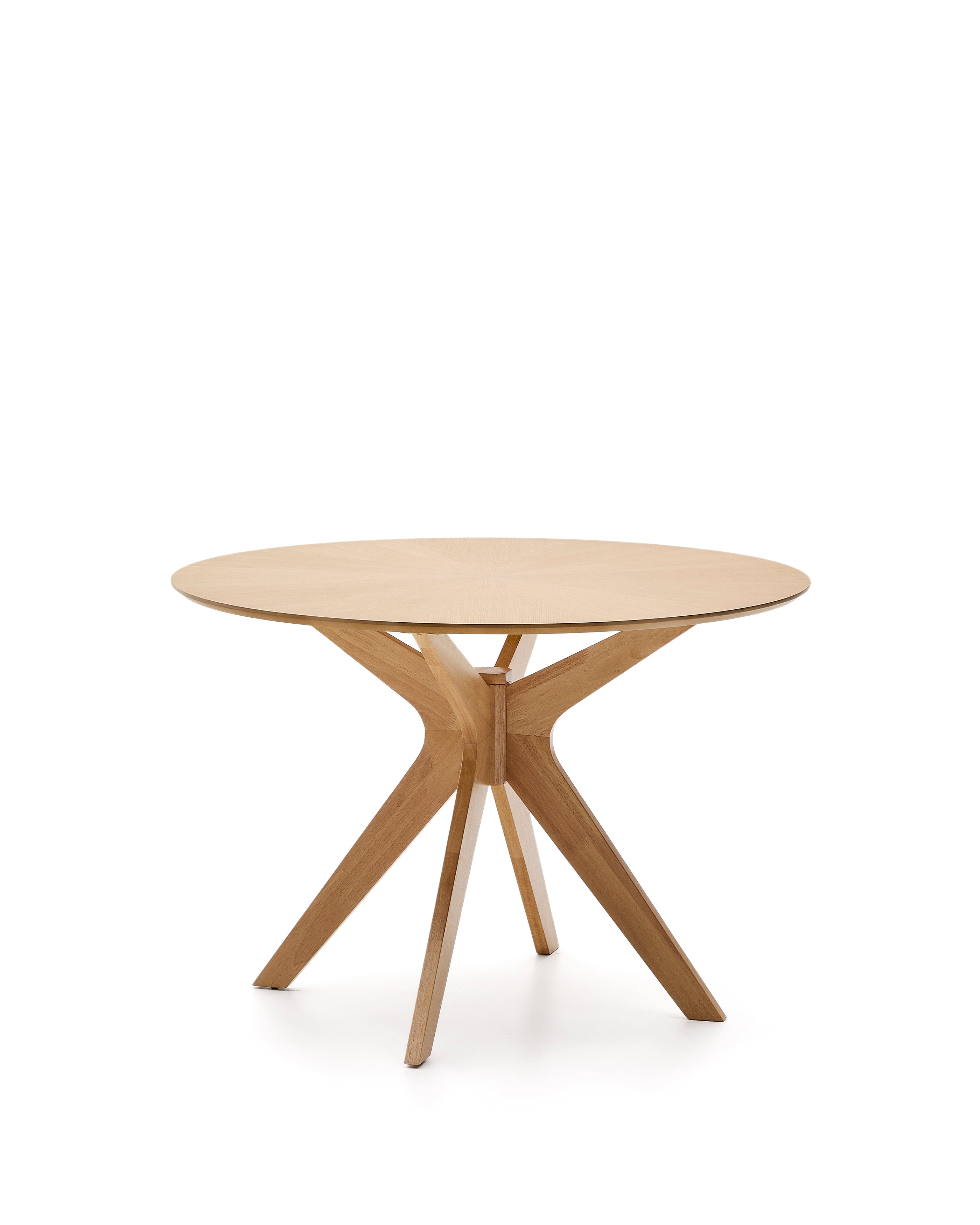 Naanim round table in oak veneer, Ø 100 cm - Product Image