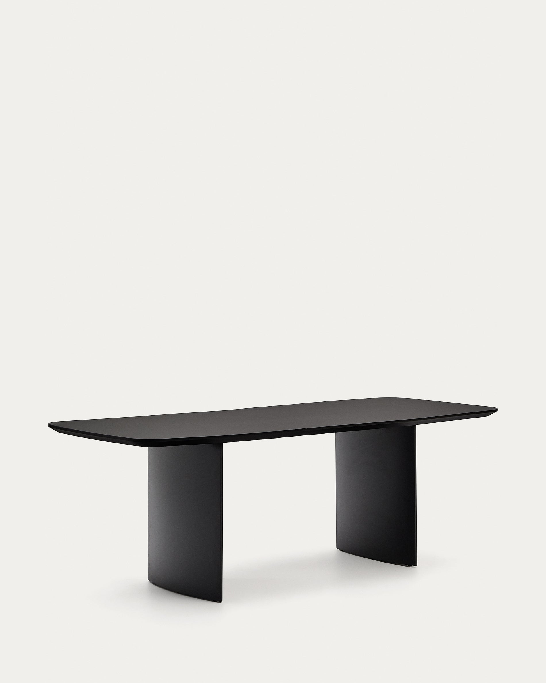 Litto black, lacquered MDF table, 200 x 100 cm - Product View