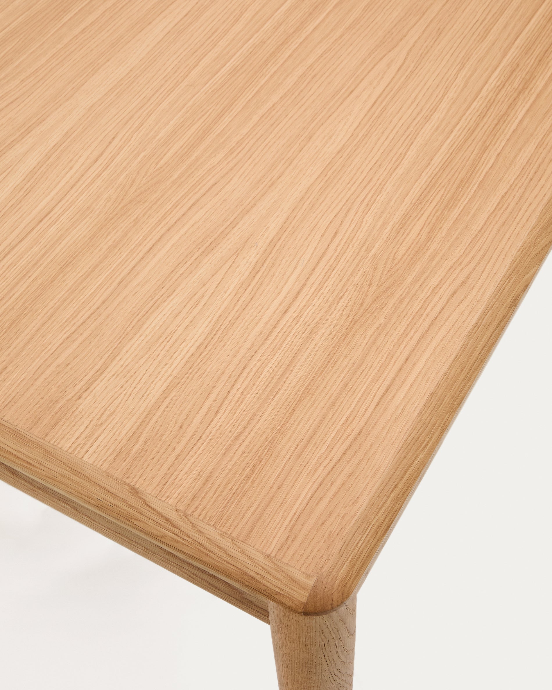 Lenon extendable table in natural FSC Mix Credit solid oak wood and veneer 160(200)x90 - Detail