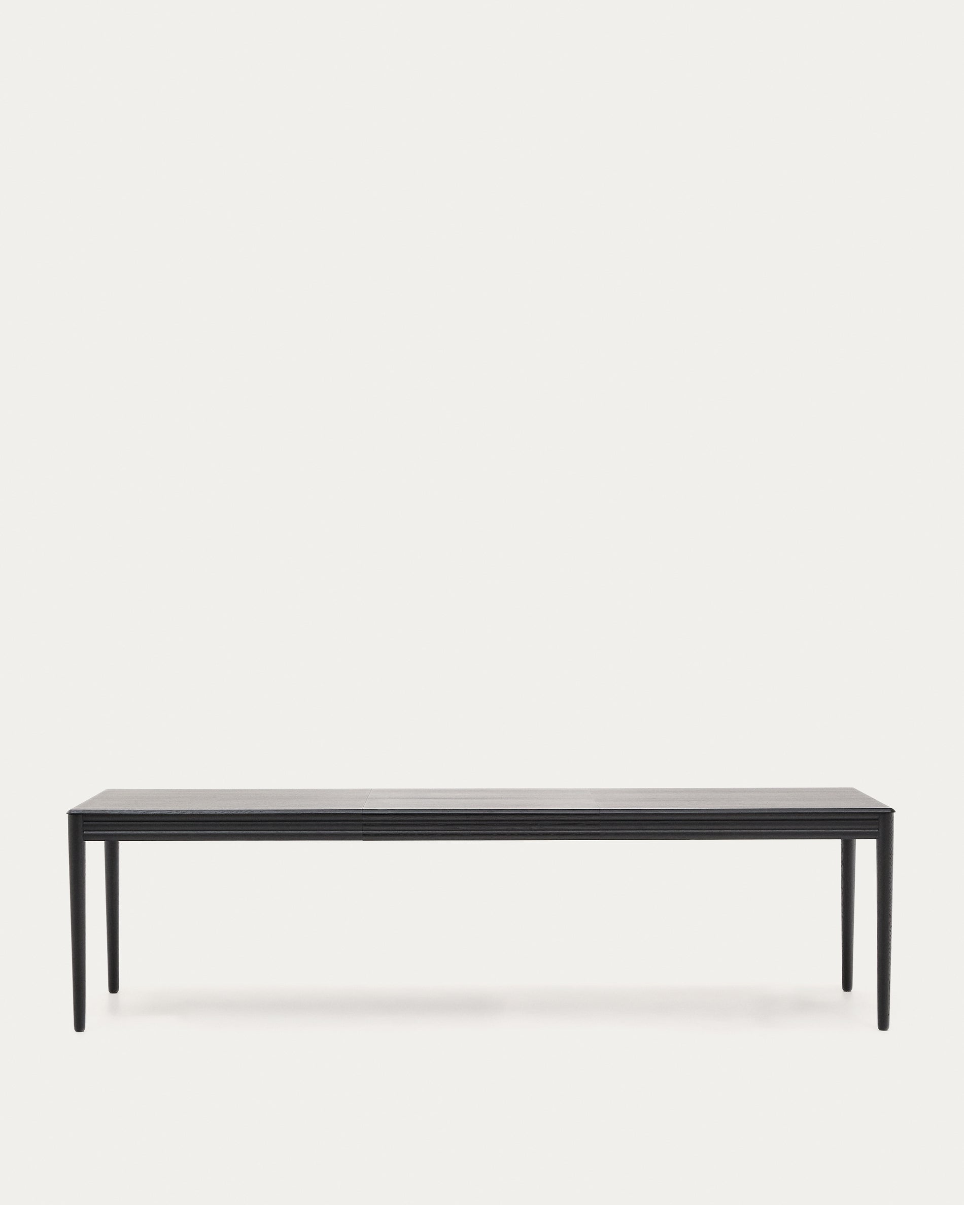 Lenon extending table in black oak veneer and solid oak 200(280)x90cm FSC Mix Credit - Product View