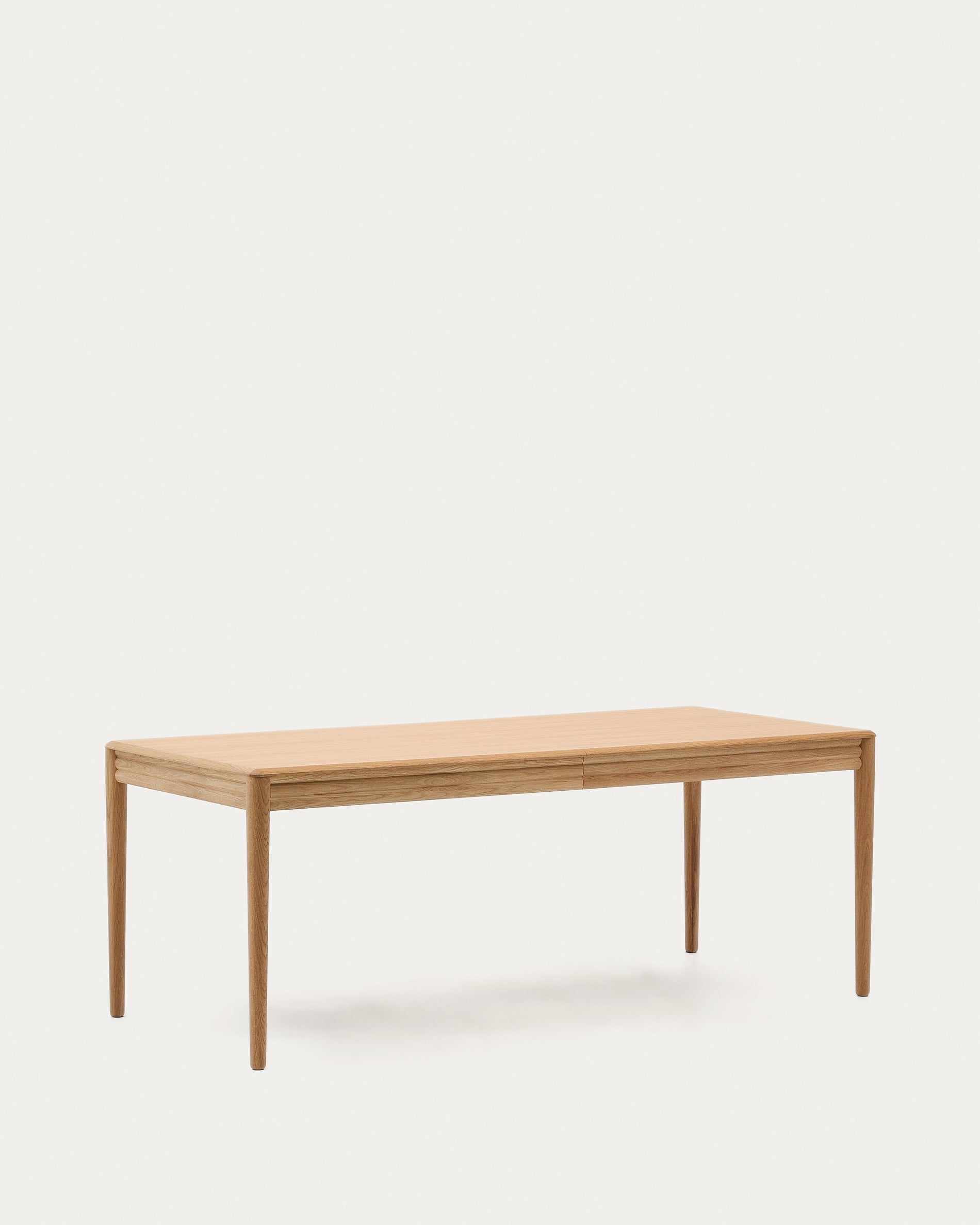 Lenon extendable table in natural FSC Mix Credit solid oak wood and veneer 200(280)x90 - Product View