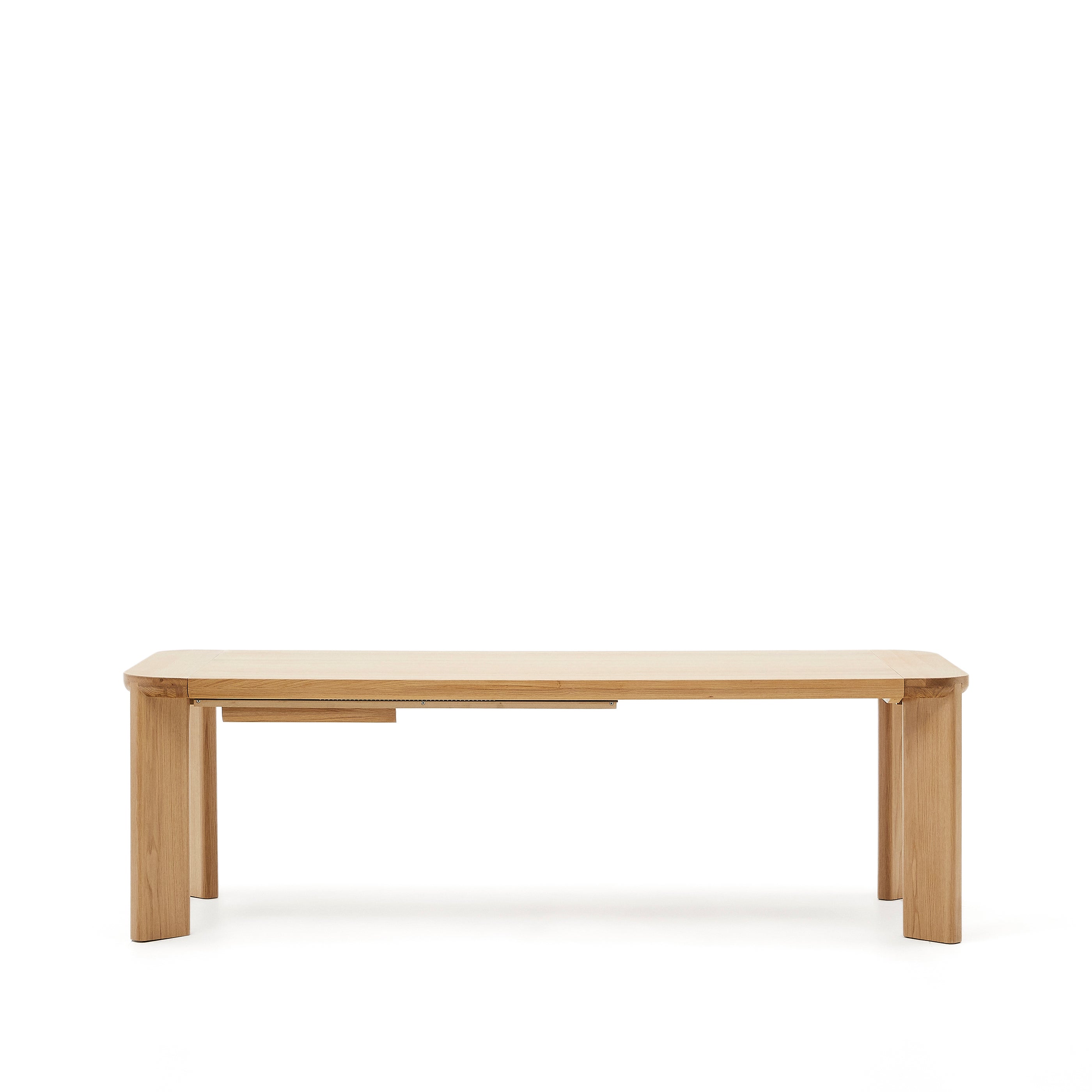 Jondal extendable table made of solid wood and oak veneer, 240 (320) cm x 100 cm FSC 100% - Product Image