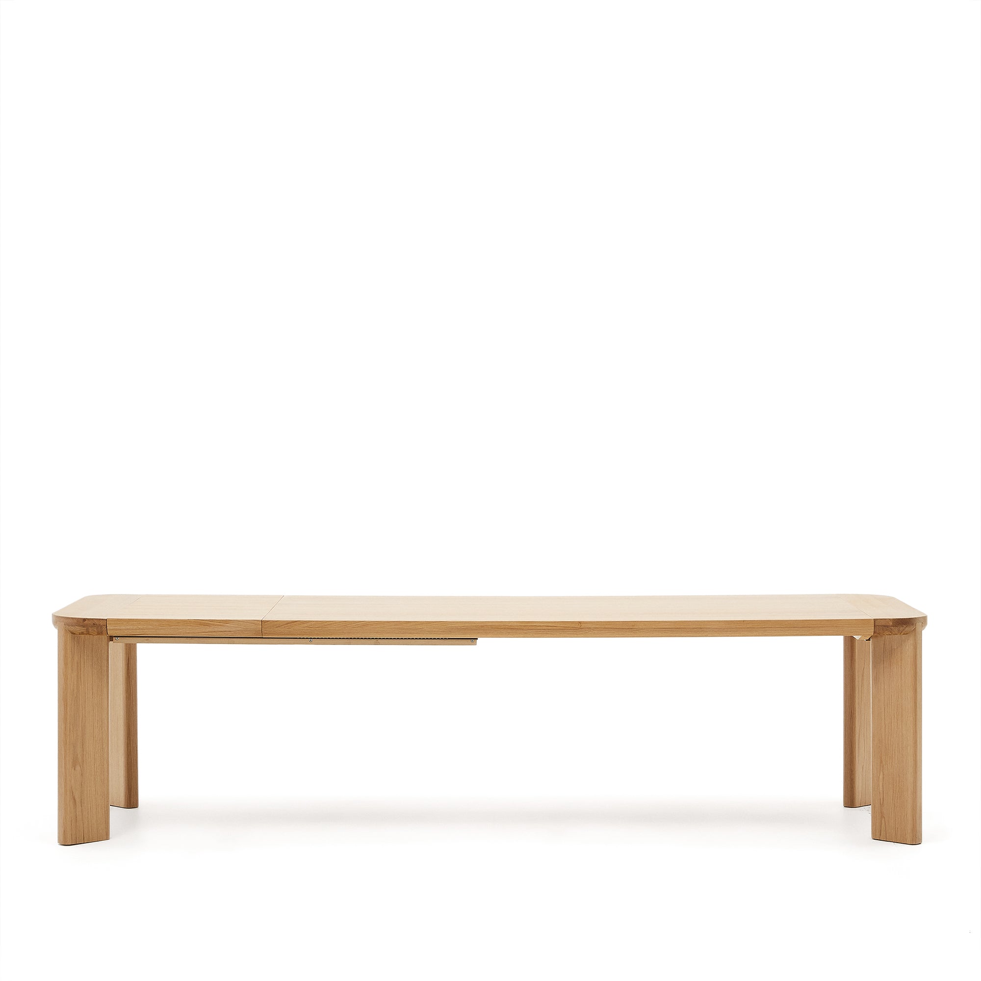 Jondal extendable table made of solid wood and oak veneer, 240 (320) cm x 100 cm FSC 100% - Product Image