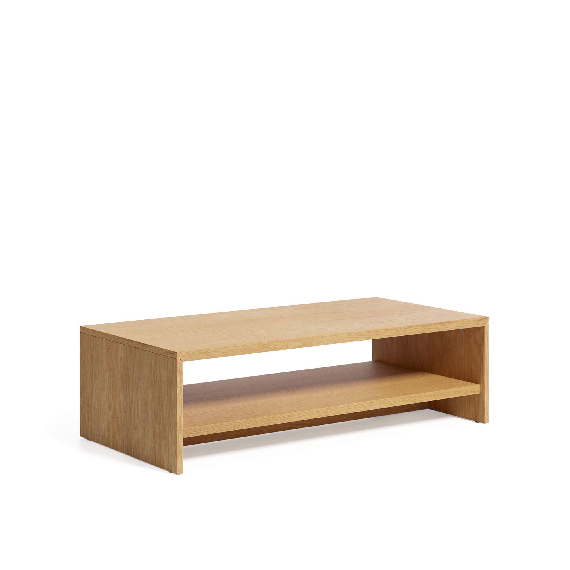 Abilen oak wood veneer coffee table 120 x 60 FSC 100% - Product Image