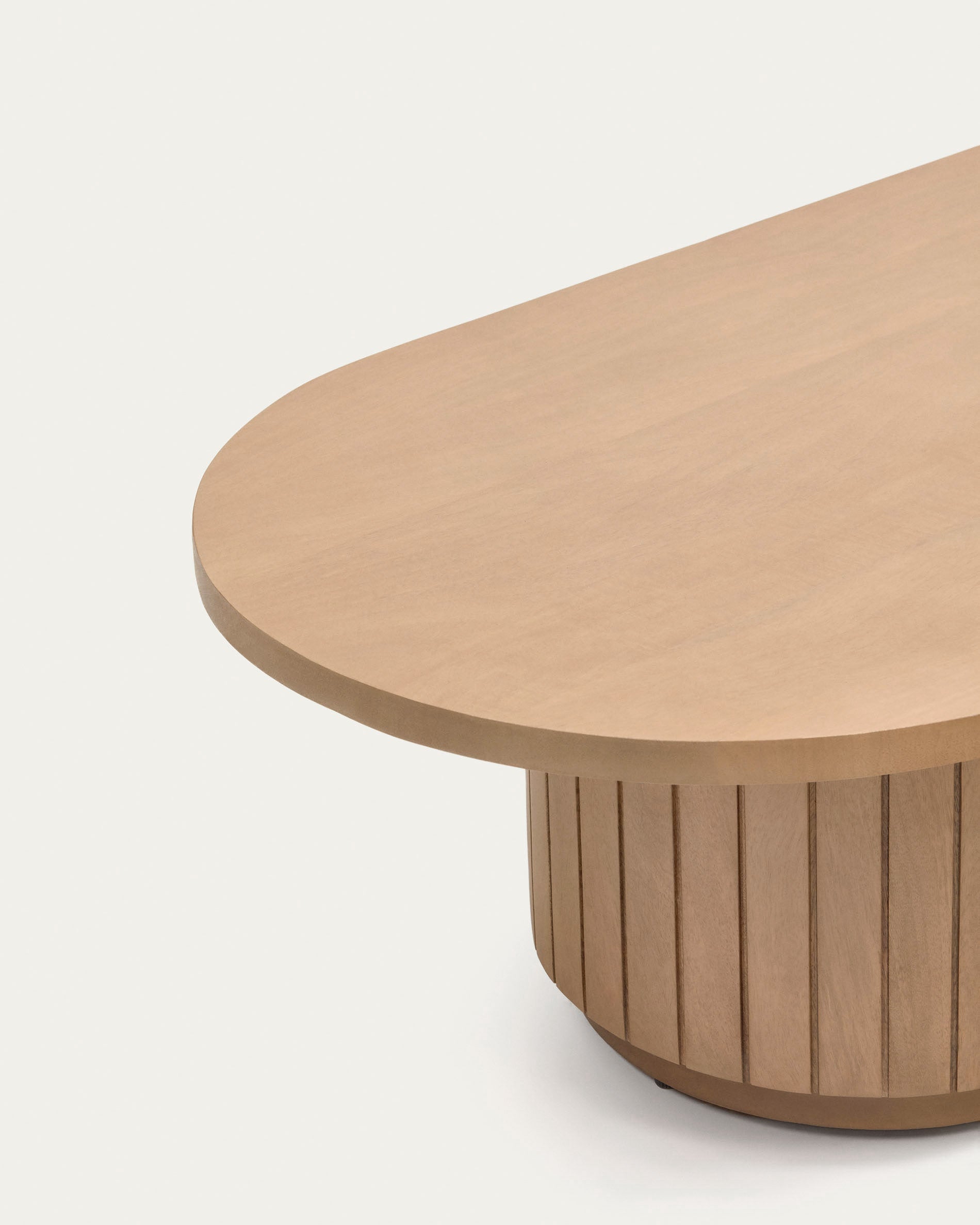 Licia solid mango wood coffee table, 120 x 60 cm - Detail