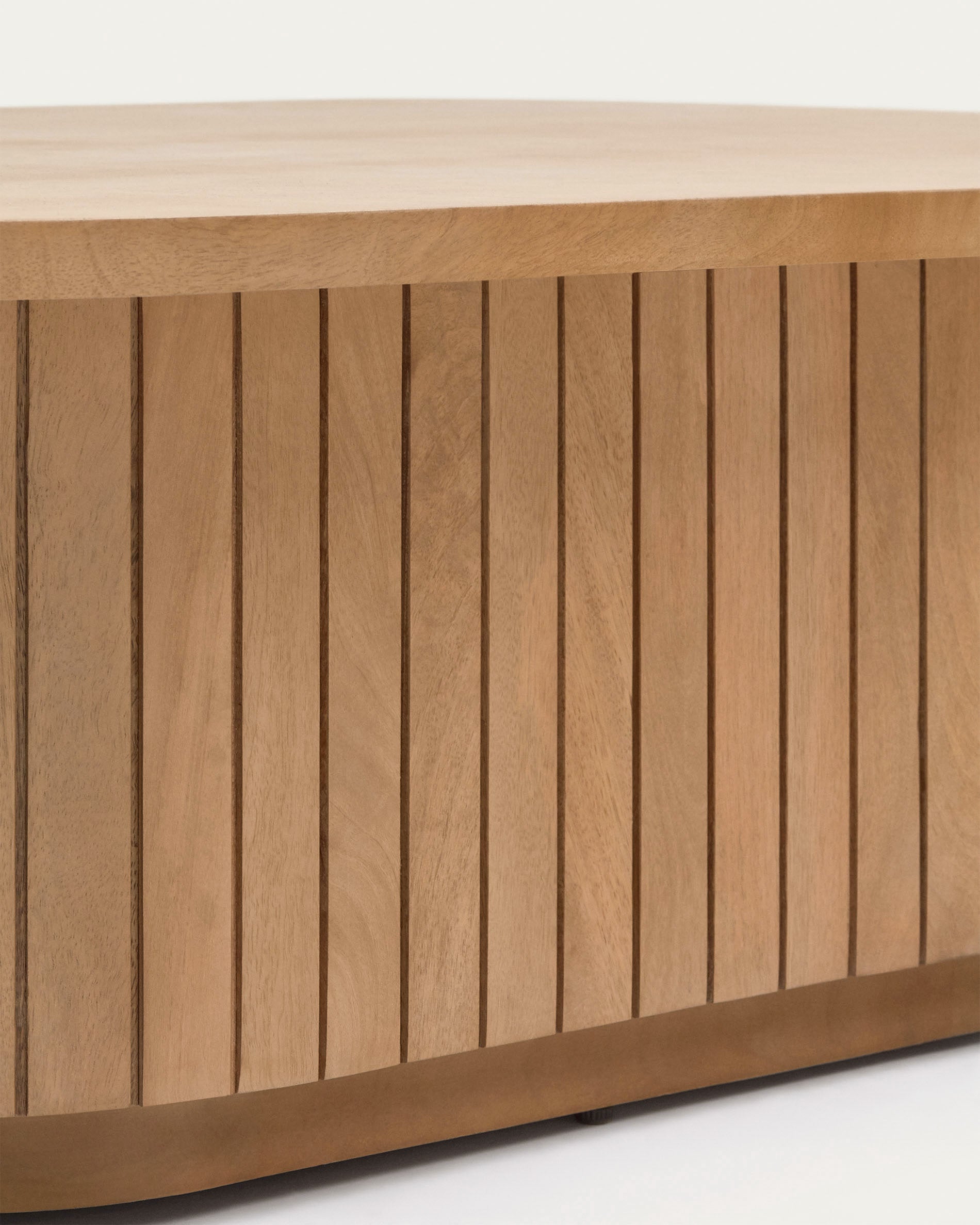 Licia solid mango wood coffee table, 120 x 60 cm - Detail