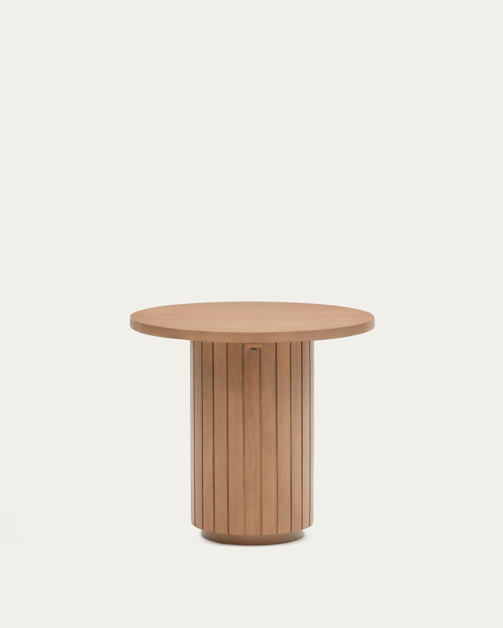 Licia round side table, solid mango wood, Ø 60 cm - Product View
