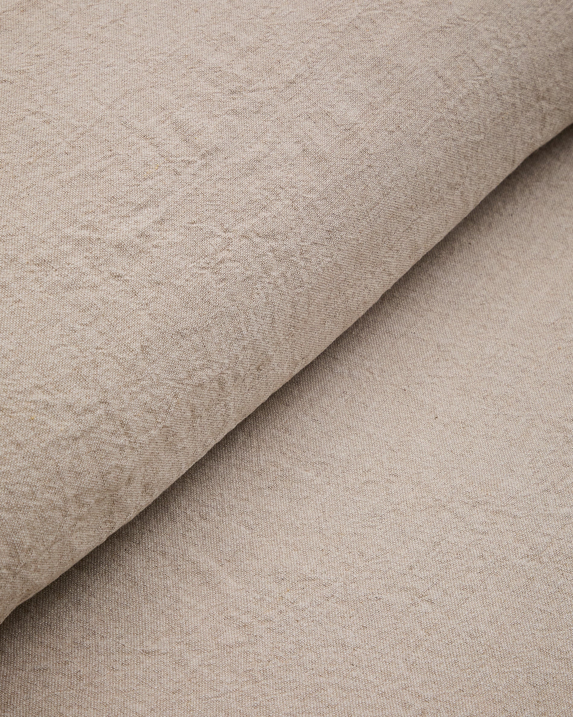 Tandi beige 100% linen bedspread for 90/135cm bed - Detail
