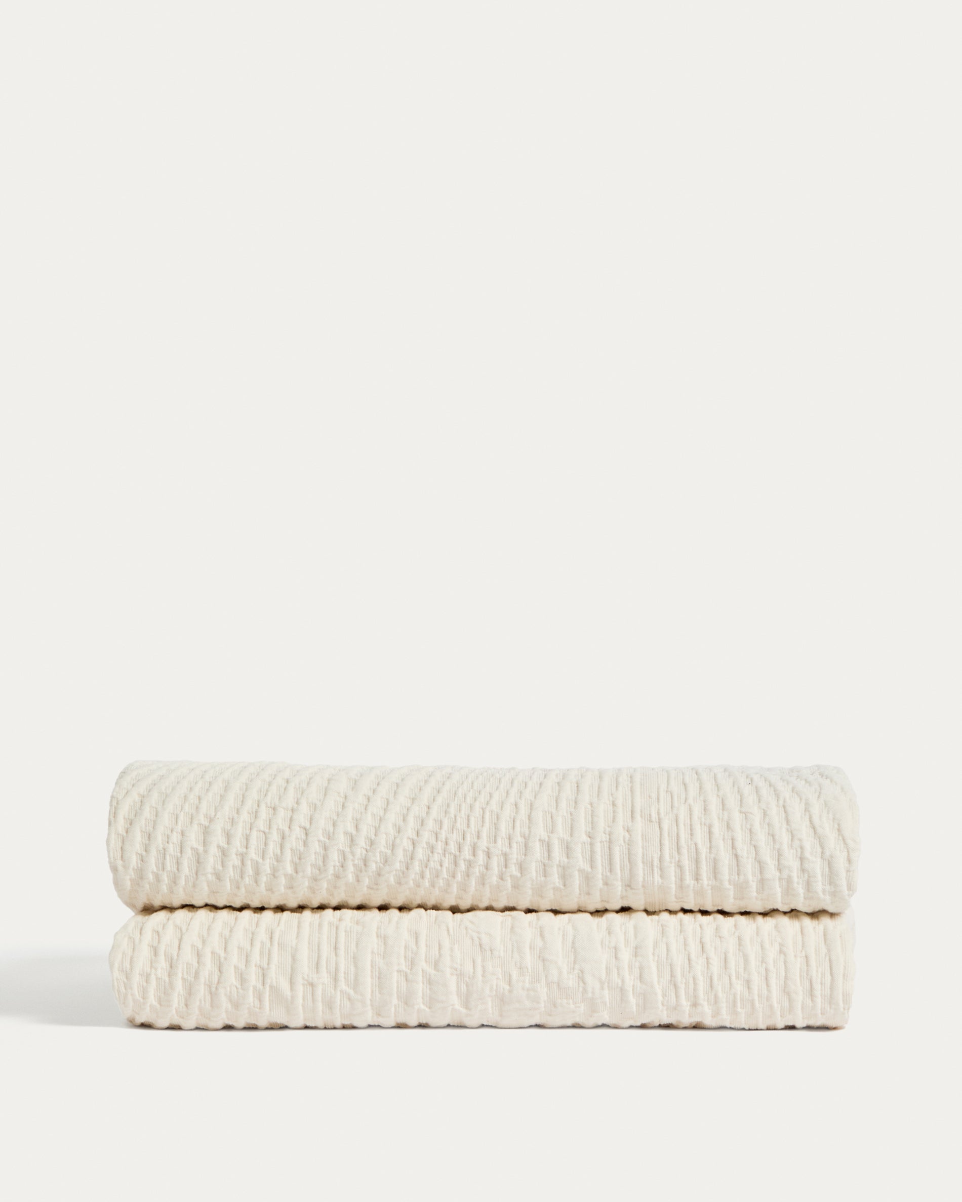 Raylo bedspread in 100% cotton with striped structure for 90/135 cm bed - Product View