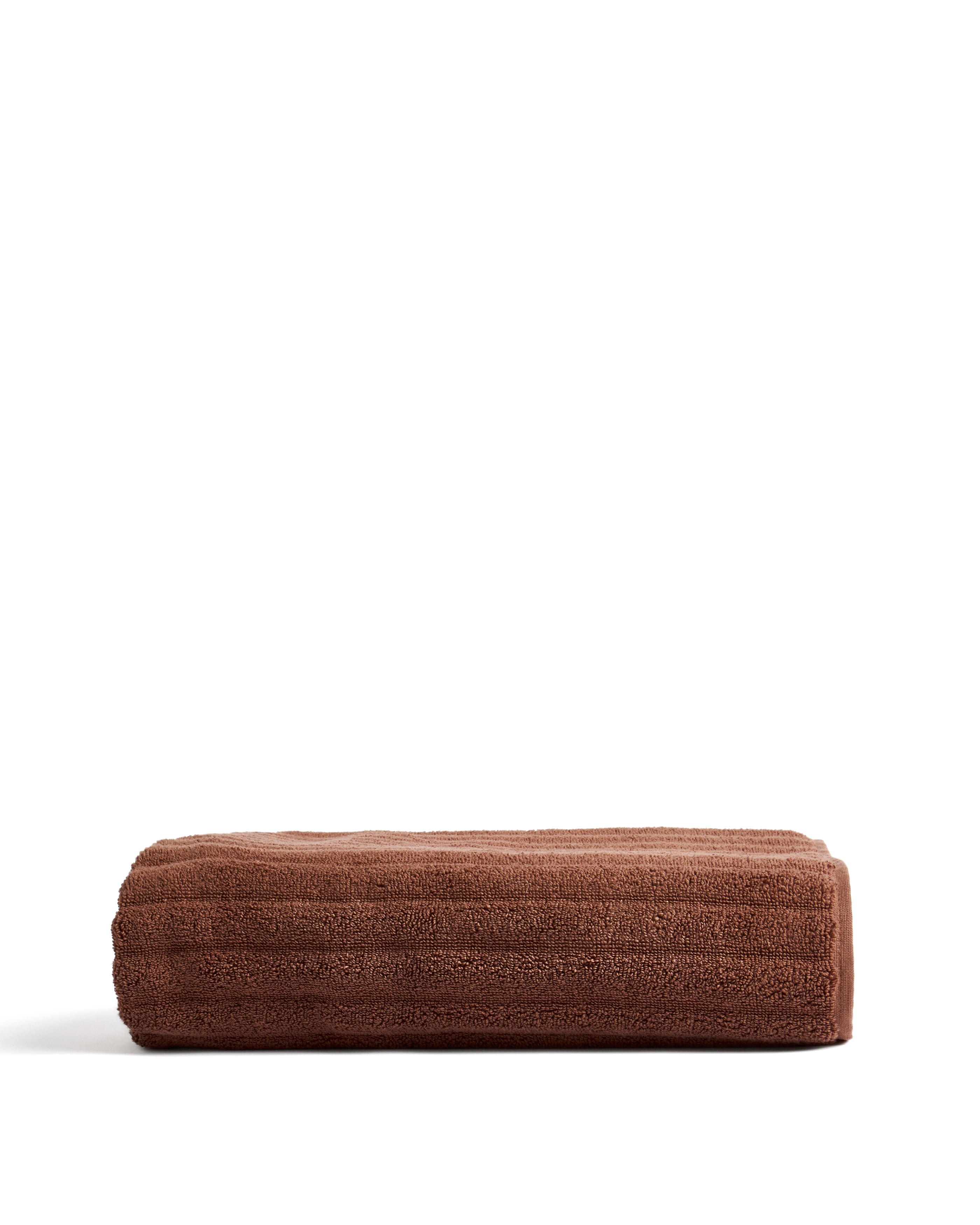 Navira 100% cotton dark brown bath towel 70 x 140cm - Product Image
