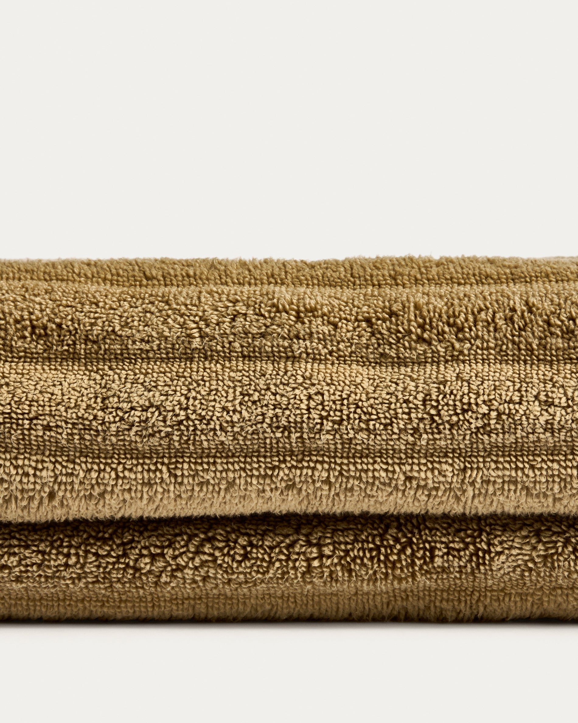 Navira 100% cotton light green bath towel 70 x 140cm - Detail