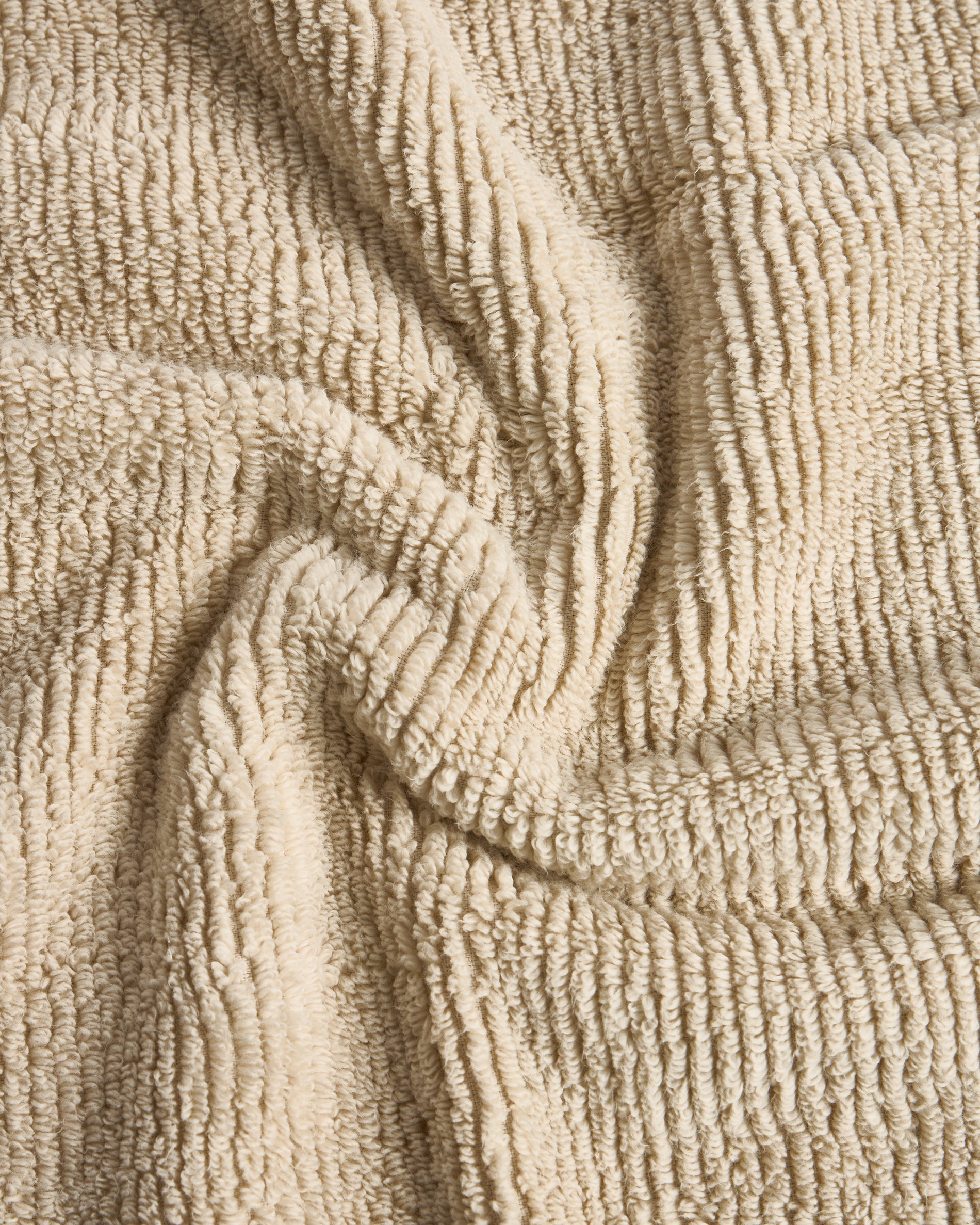 Olvira 100% cotton beige jacquard bath towel 70 x 140cm - Detail