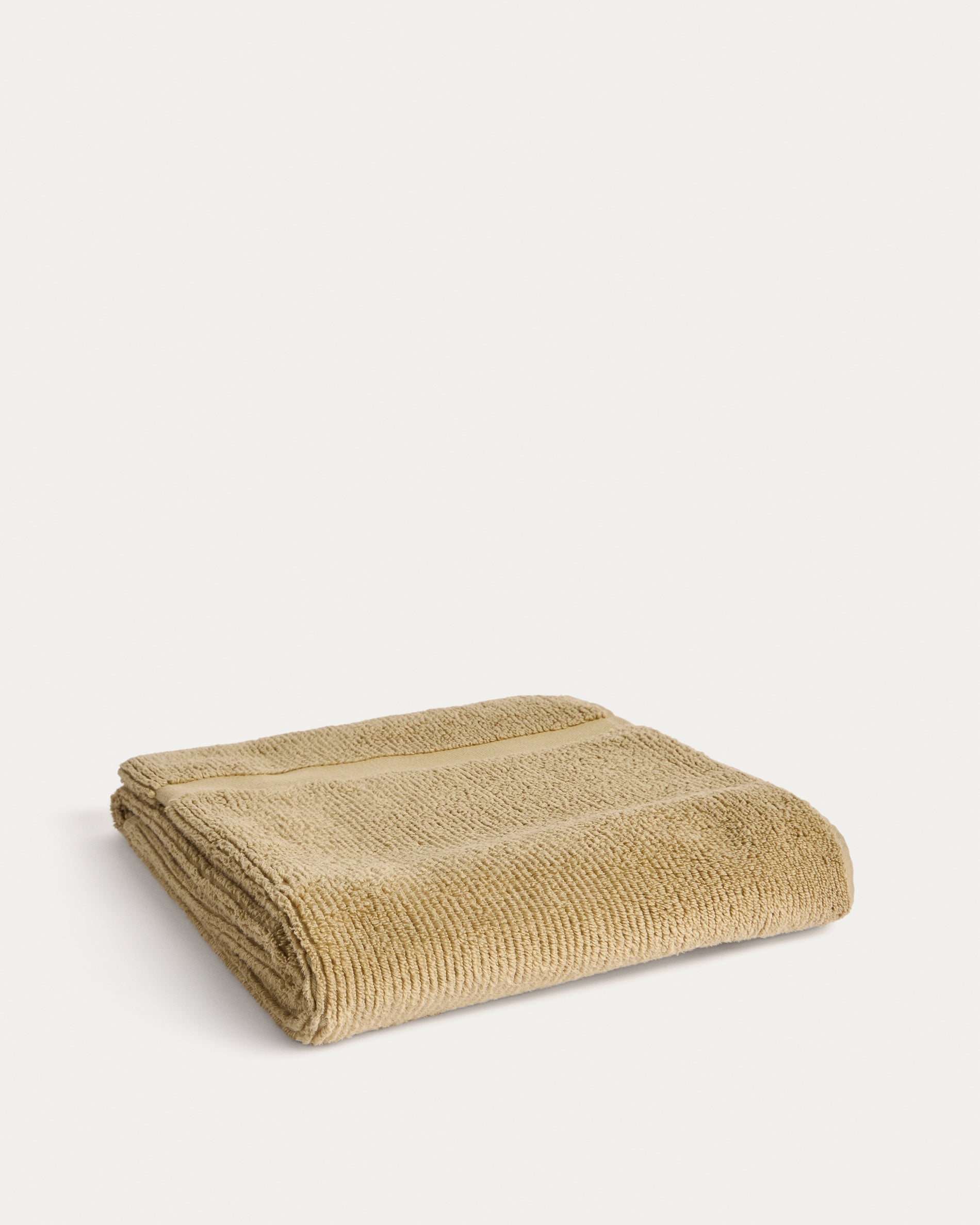 Olvira 100% cotton dark green jacquard border bath towel 70 x 140cm - Product View
