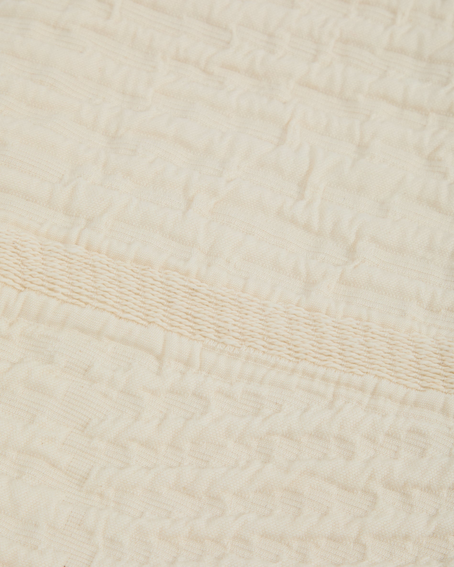 Zenti 100% cotton chenille bedspread in double sided zebra jacquard for 150/160 cm bed - Detail