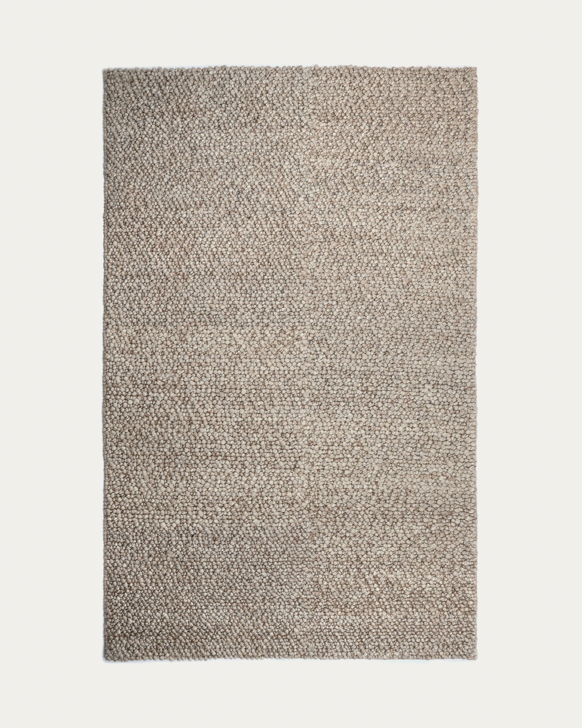 Lubrin rug in grey wool, 200 x 300 cm - Product View