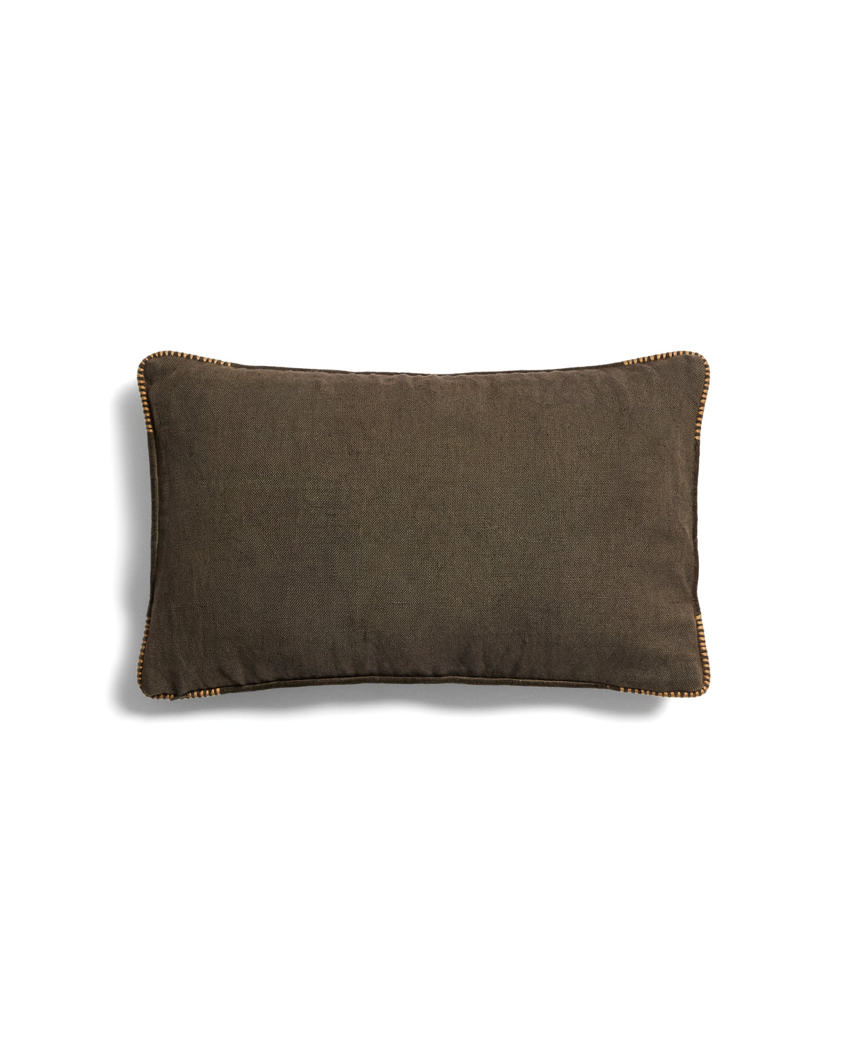 Rivon green cushion cover with contrast piping 30 x 50 cm - Product Image