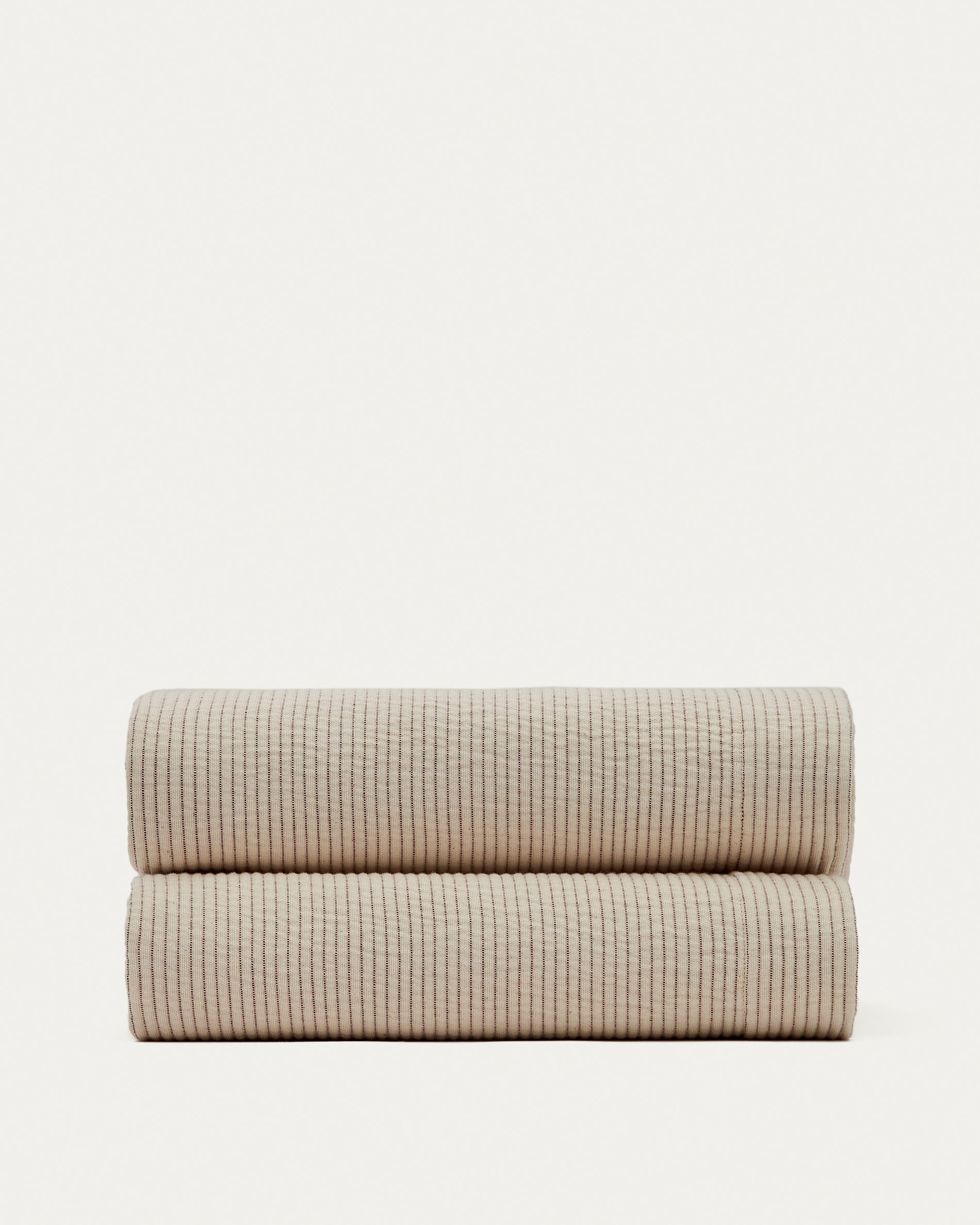 Bedar 100% cotton beige quilt for 90/135 cm bed - Product View