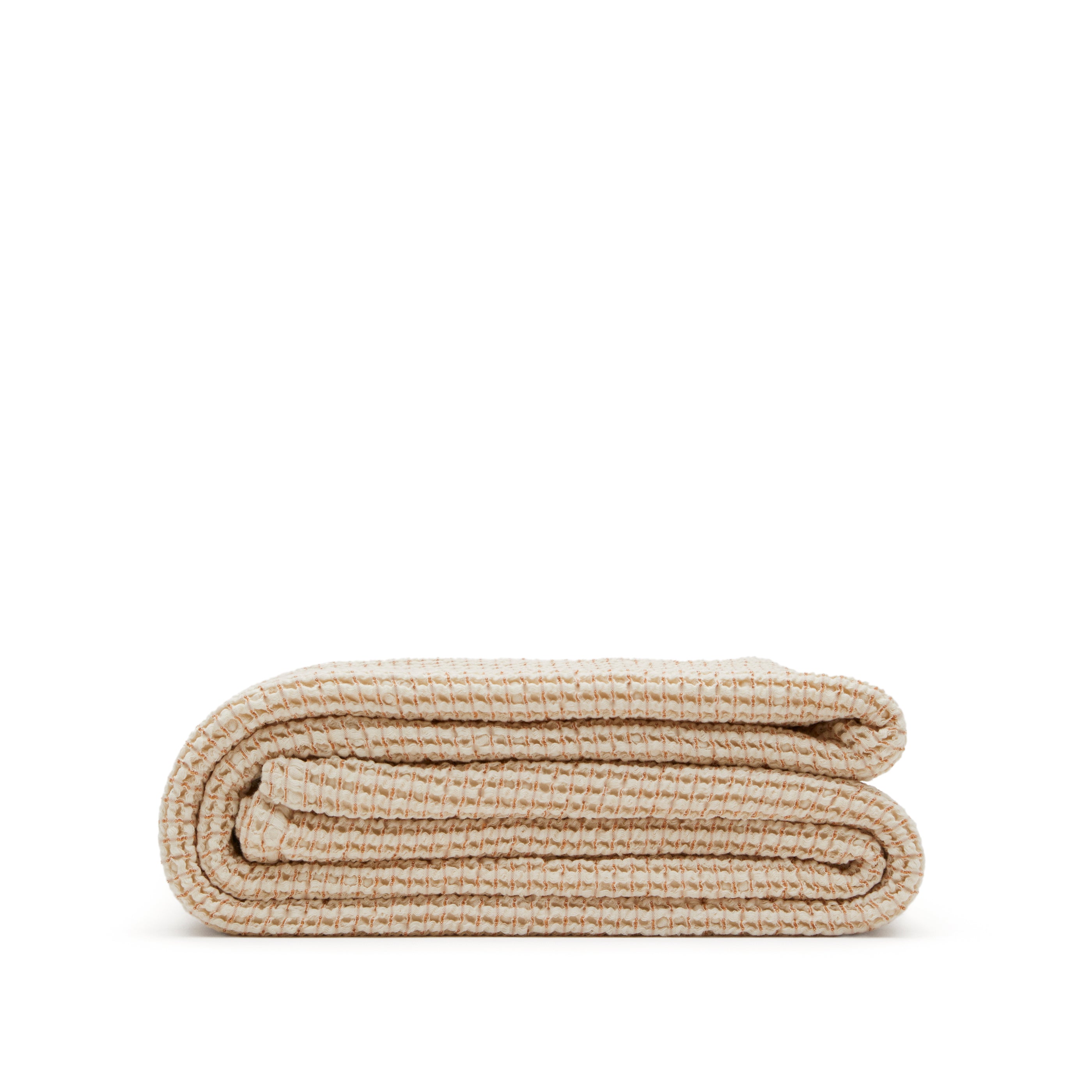 Senara beige cotton bedspread for 90/135 cm bed - Product Image