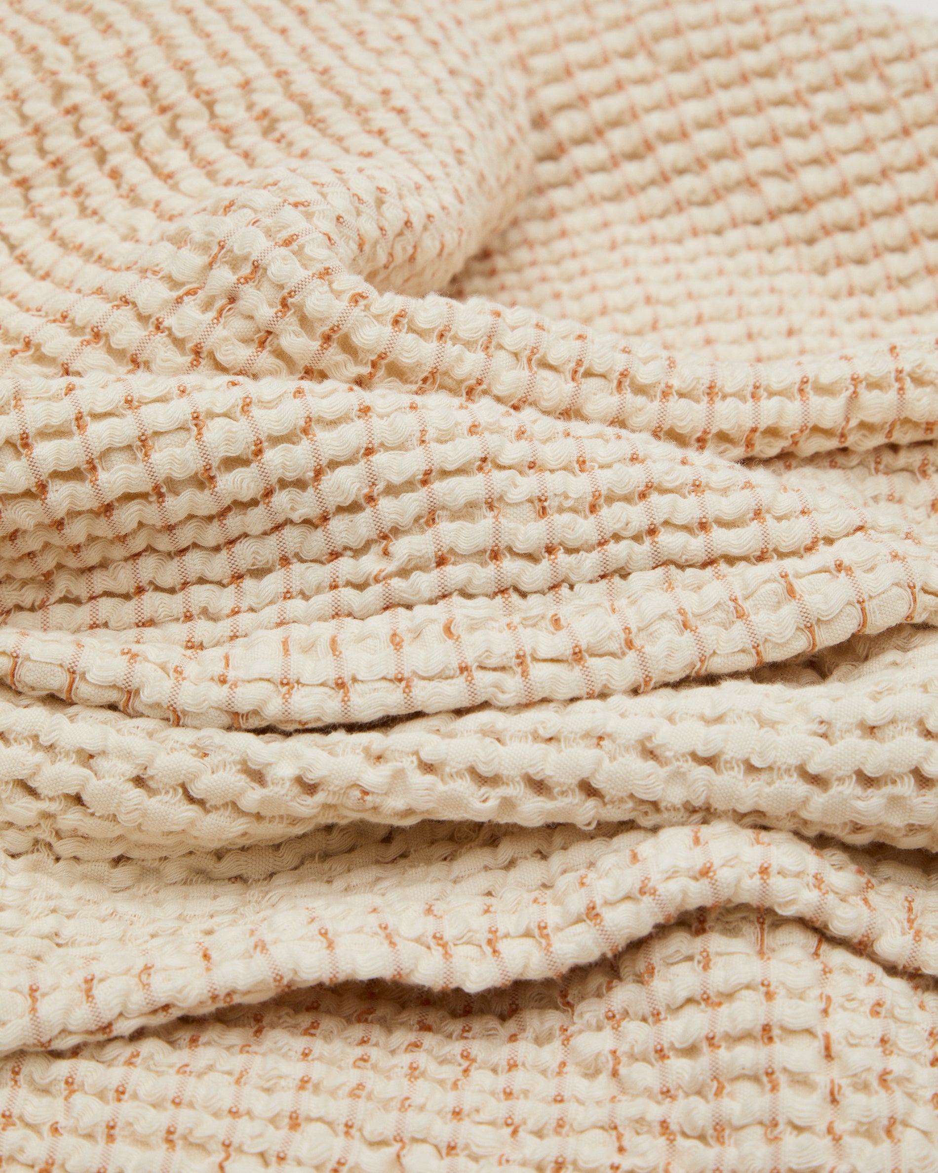 Senara beige cotton bedspread for 90/135 cm bed - Detail