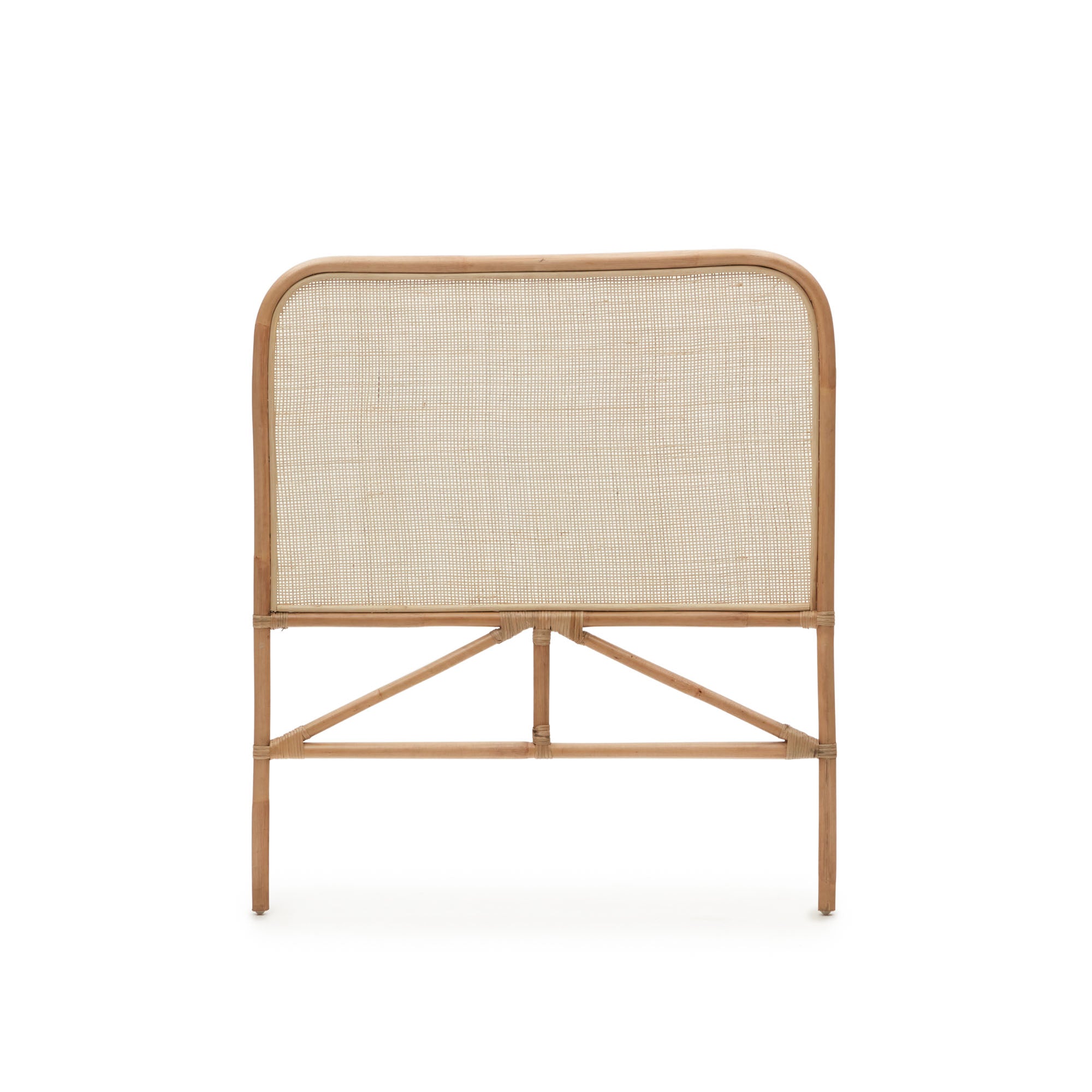 Quiterie rattan fejtámla, természetes kivitelben, 90 cm