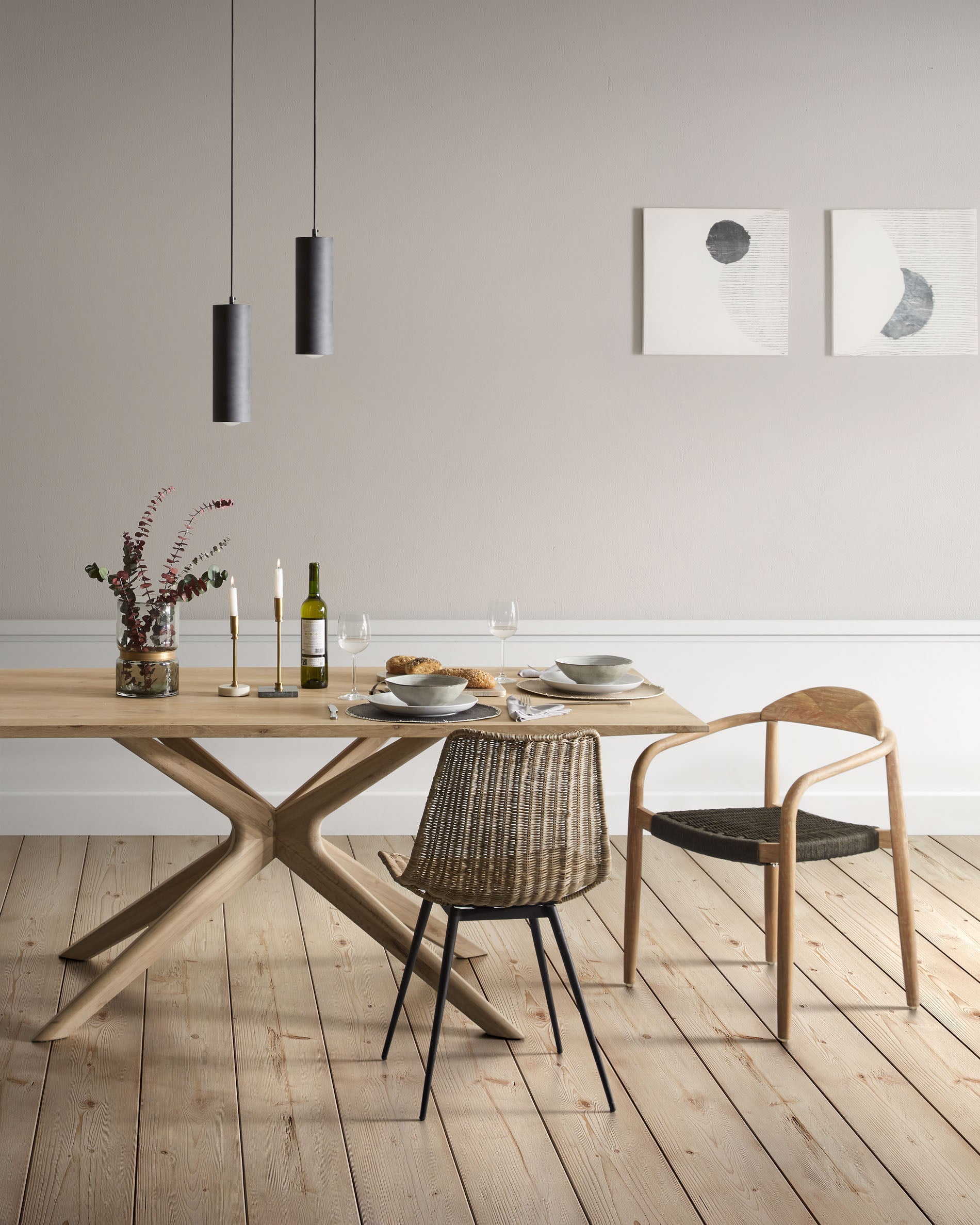 Grey Maude pendant lamp - Lifestyle