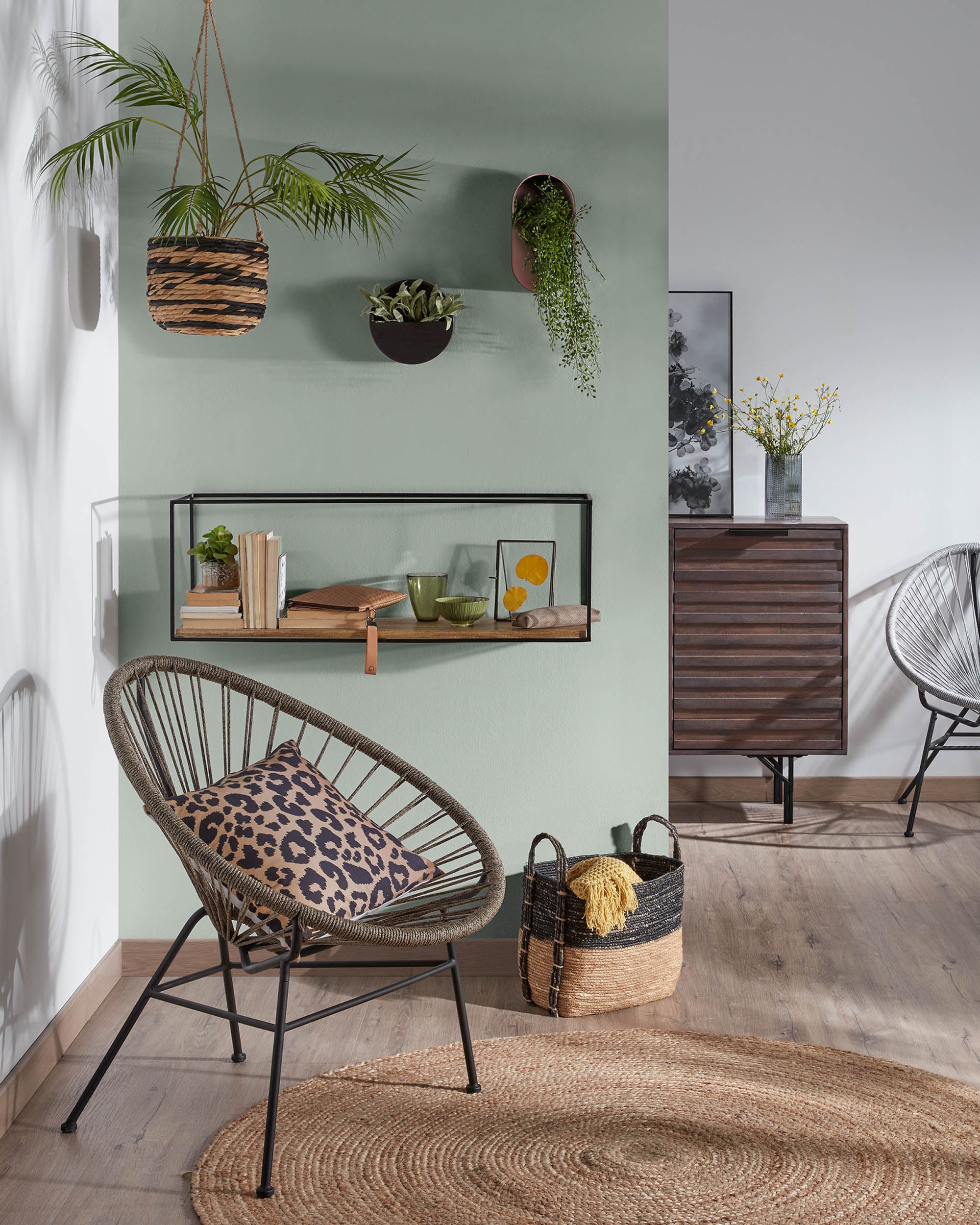 Wall rack Elisha 90 x 30 cm - Lifestyle