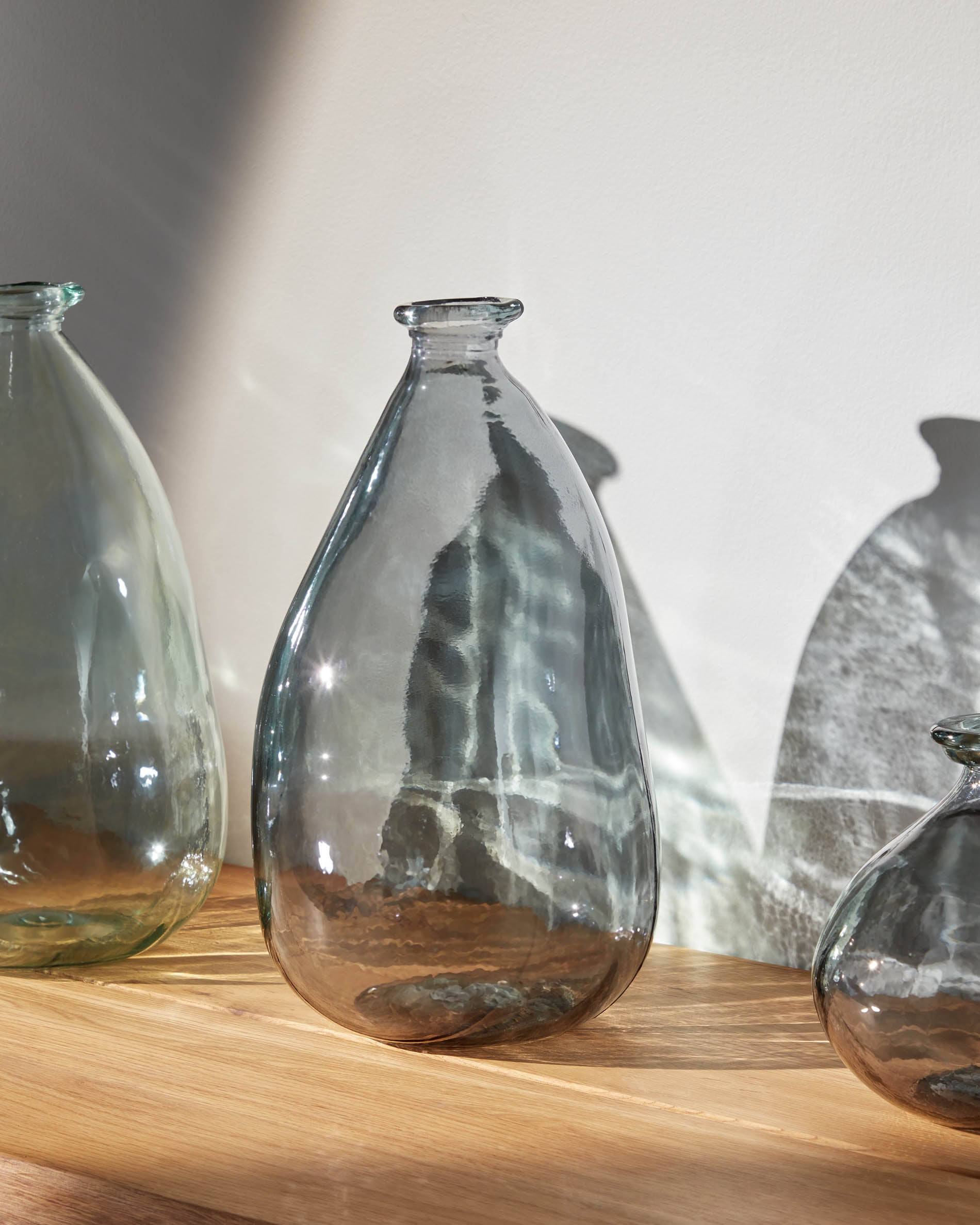 Brenna medium blue vase - Lifestyle