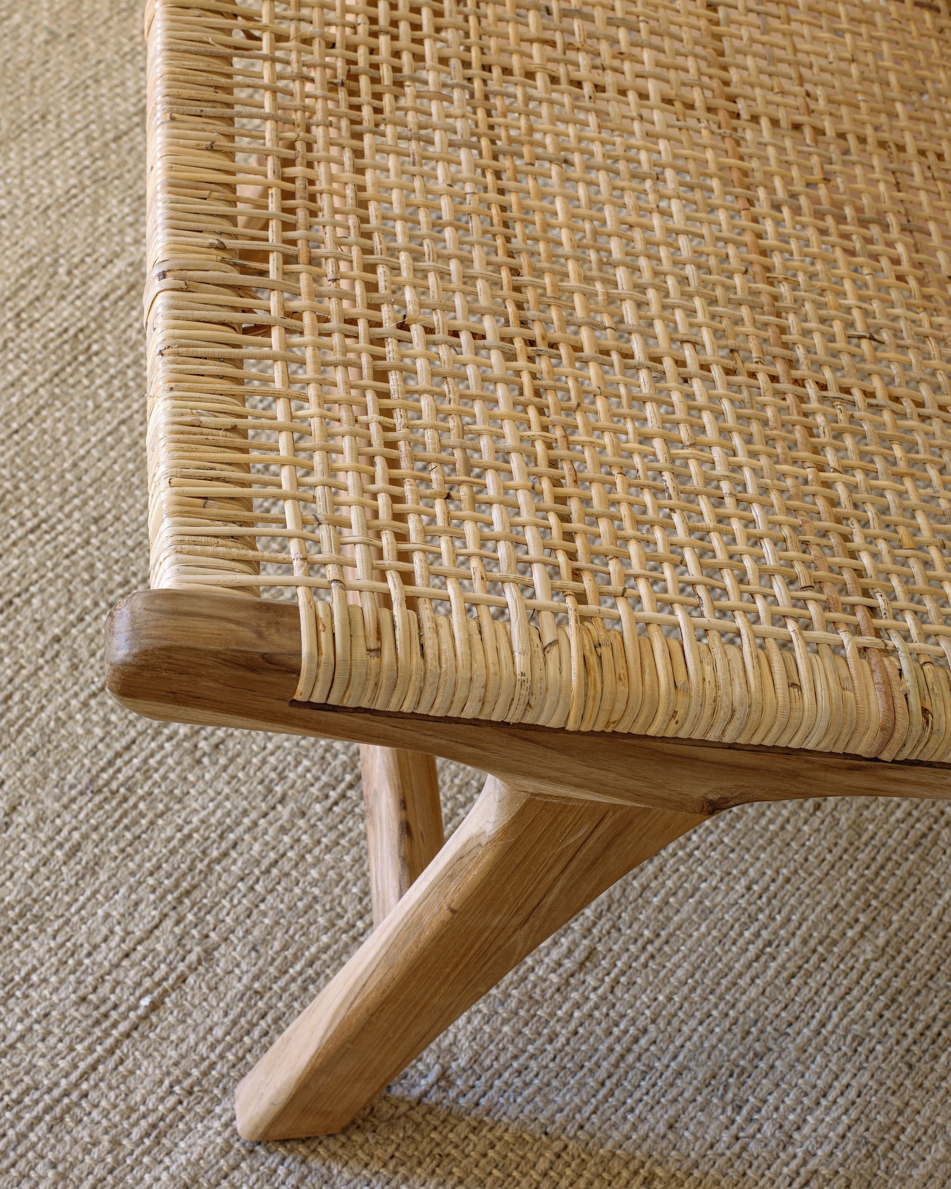 Beida solid teak armchair - Lifestyle