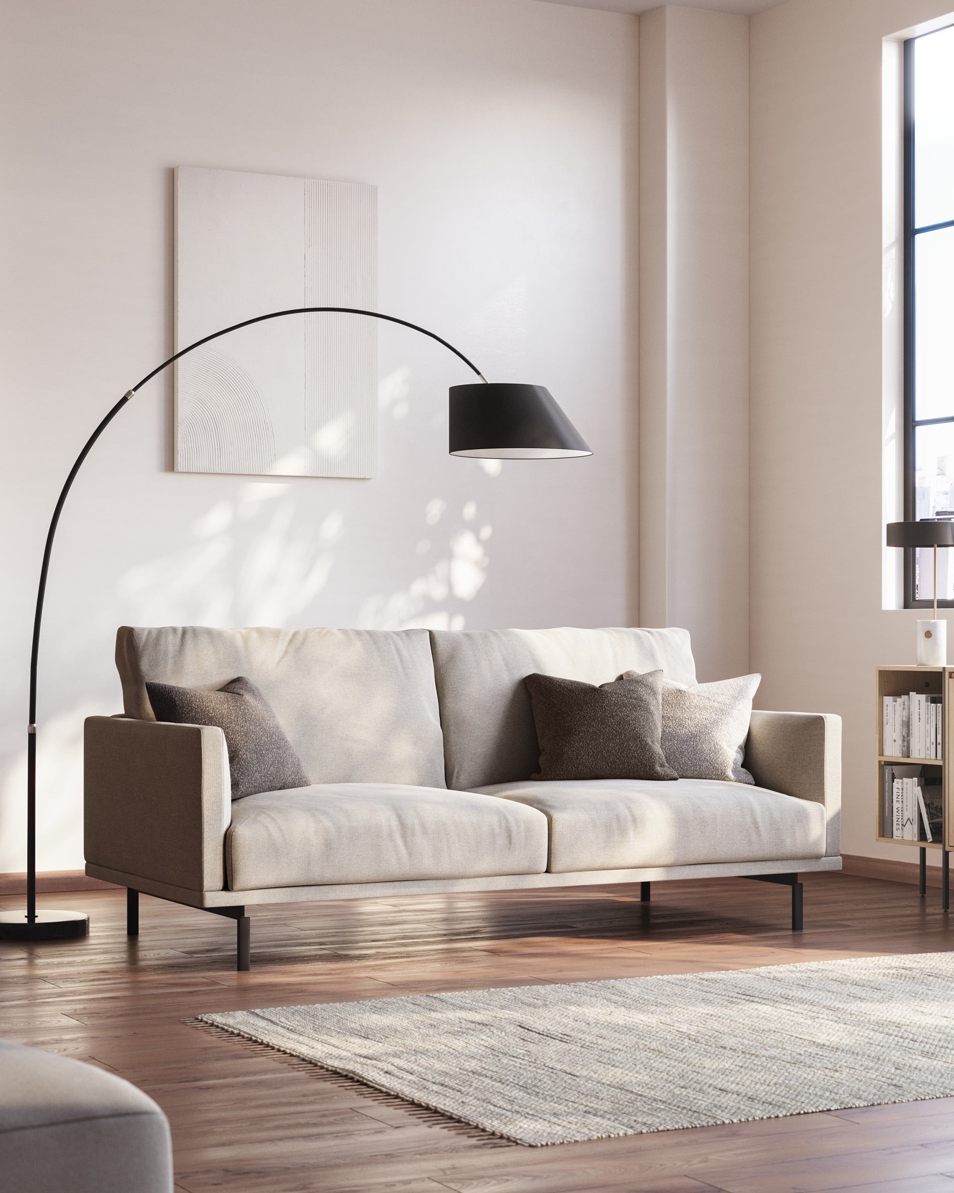 Galene 2 seater sofa in beige, 174 cm FSC Mix Credit FSC Mix Credit - Lifestyle