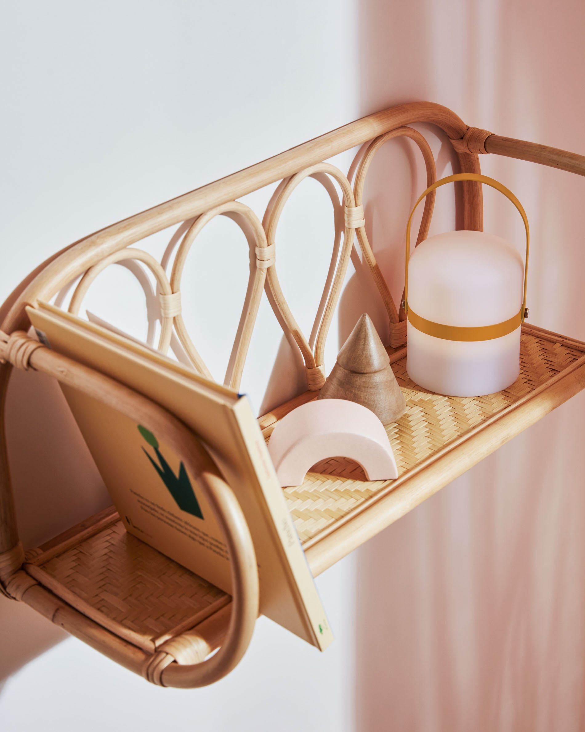 Ridley mustard yellow mini table lamp - Lifestyle
