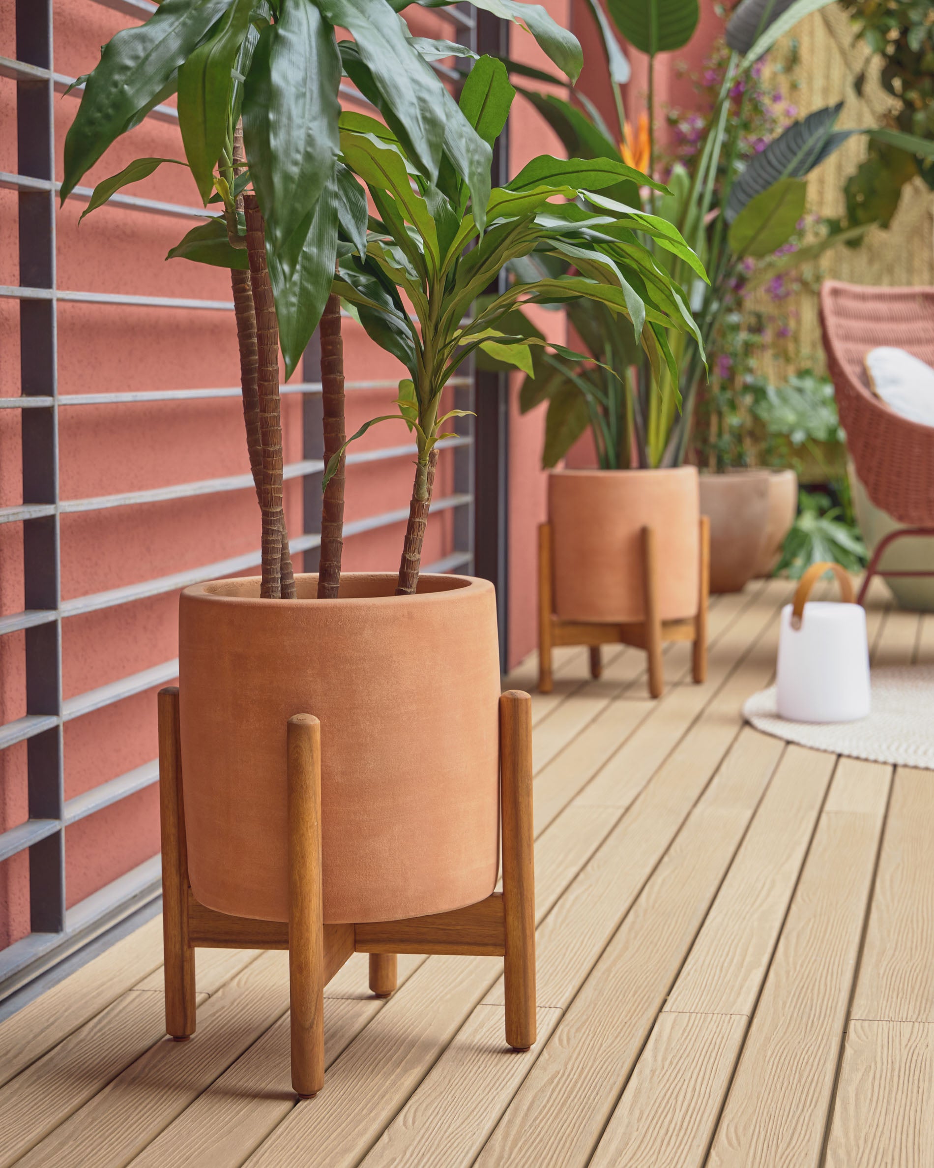 Dalva terracota plant pot, Ø 26 cm - Lifestyle