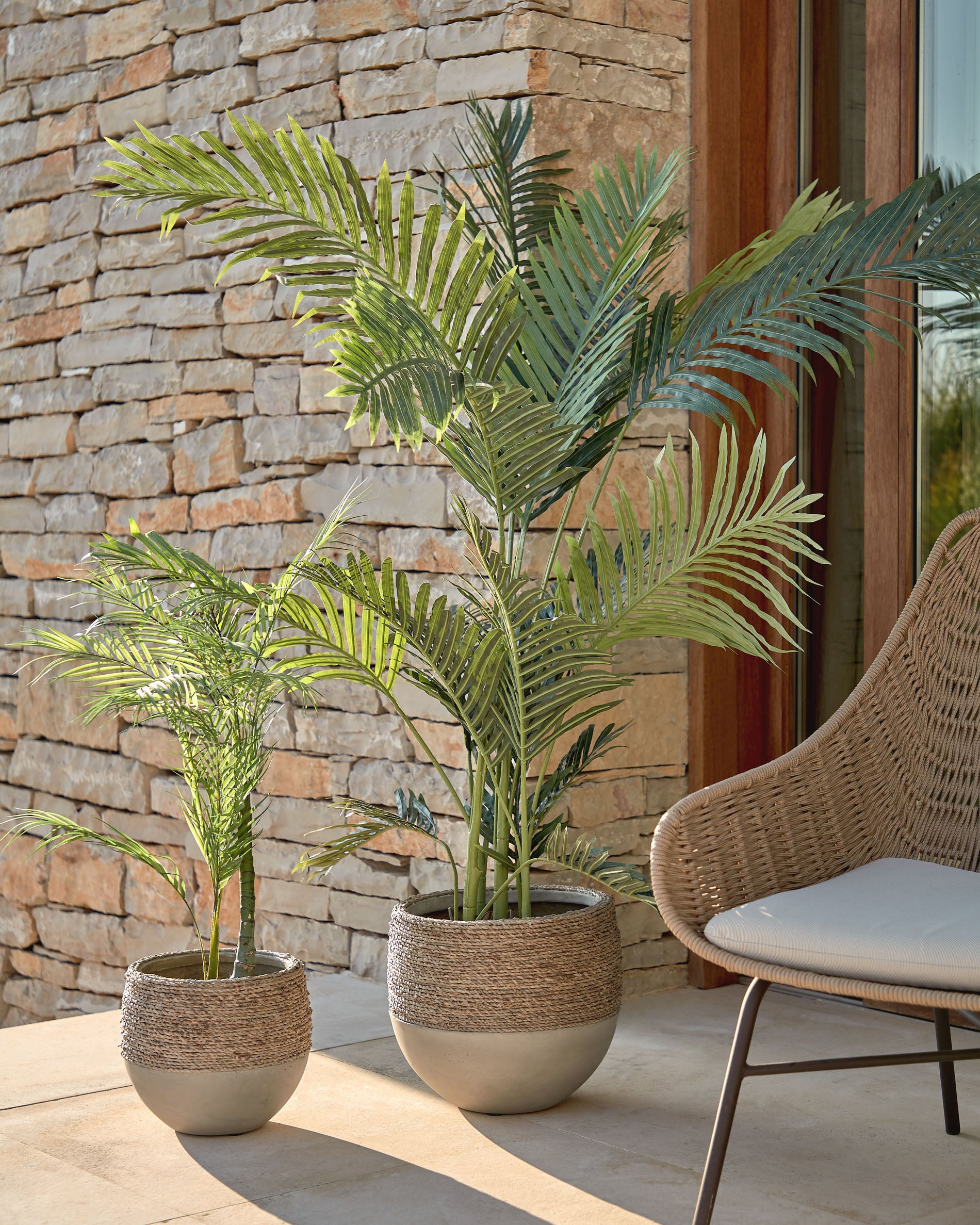 Artificial Palm Tree with black plantpot 70 cm - Lifestyle