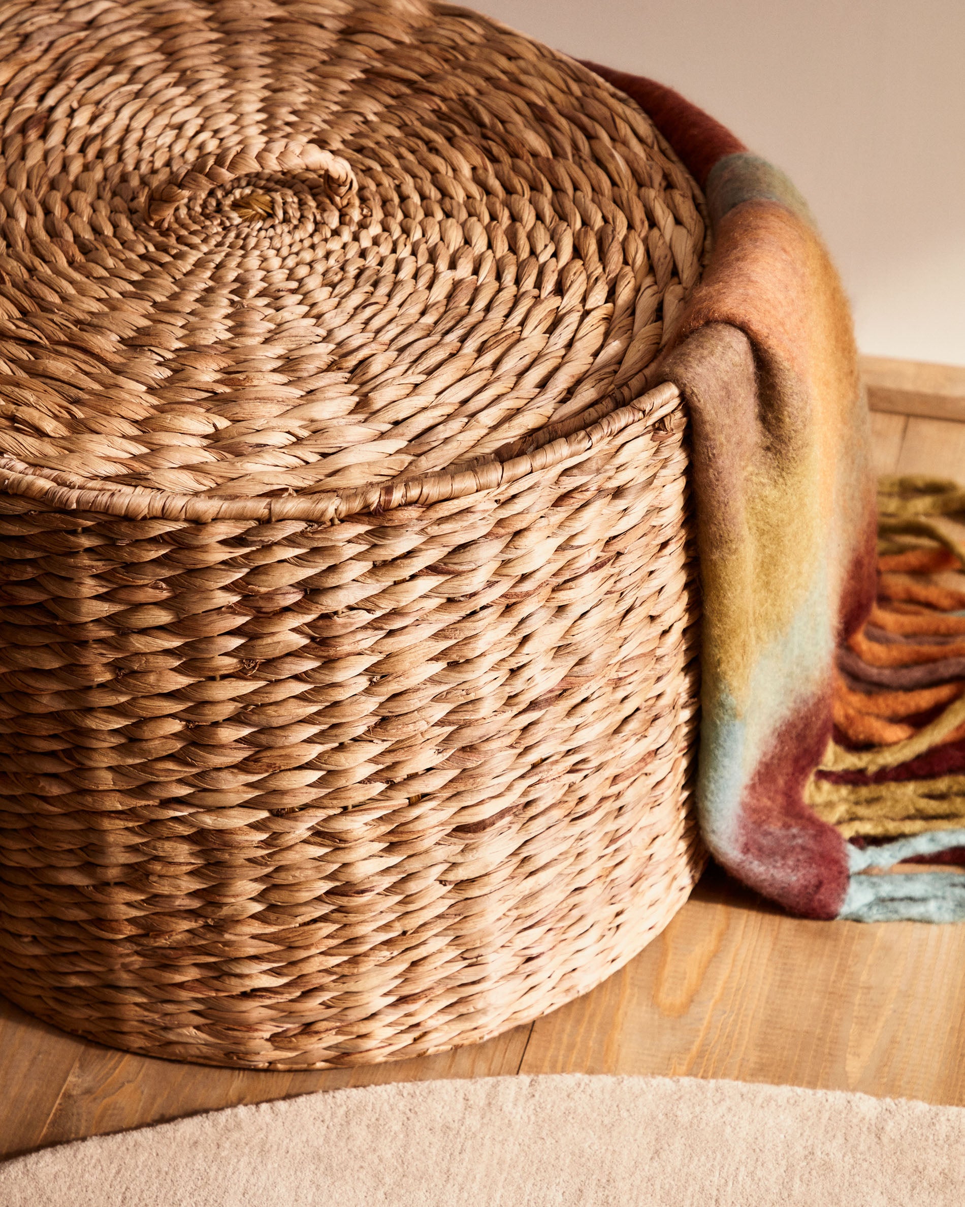 Yessira natural fibre clothes basket, 45 cm - Lifestyle