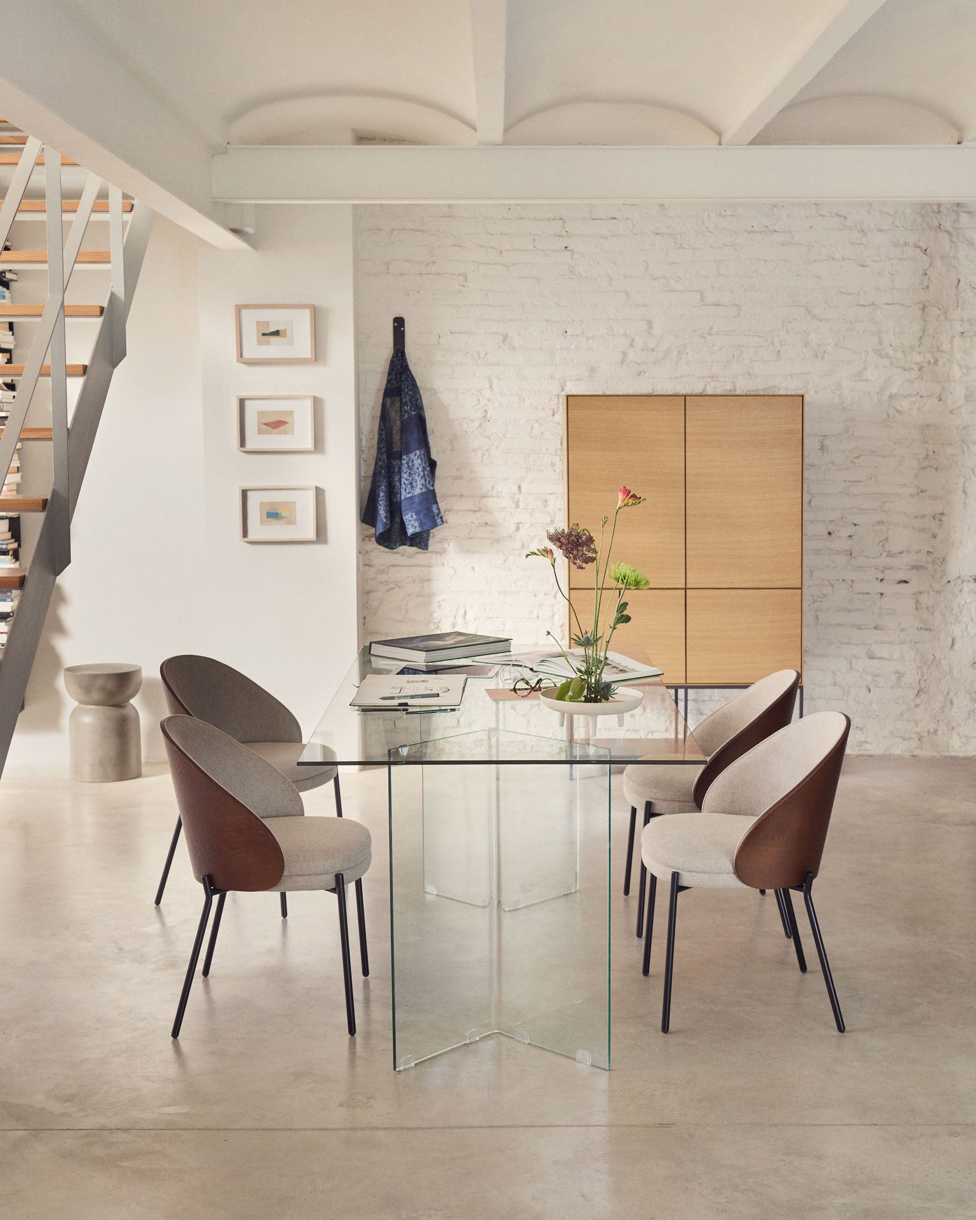 Burano glass table 180 x 90 cm - Lifestyle