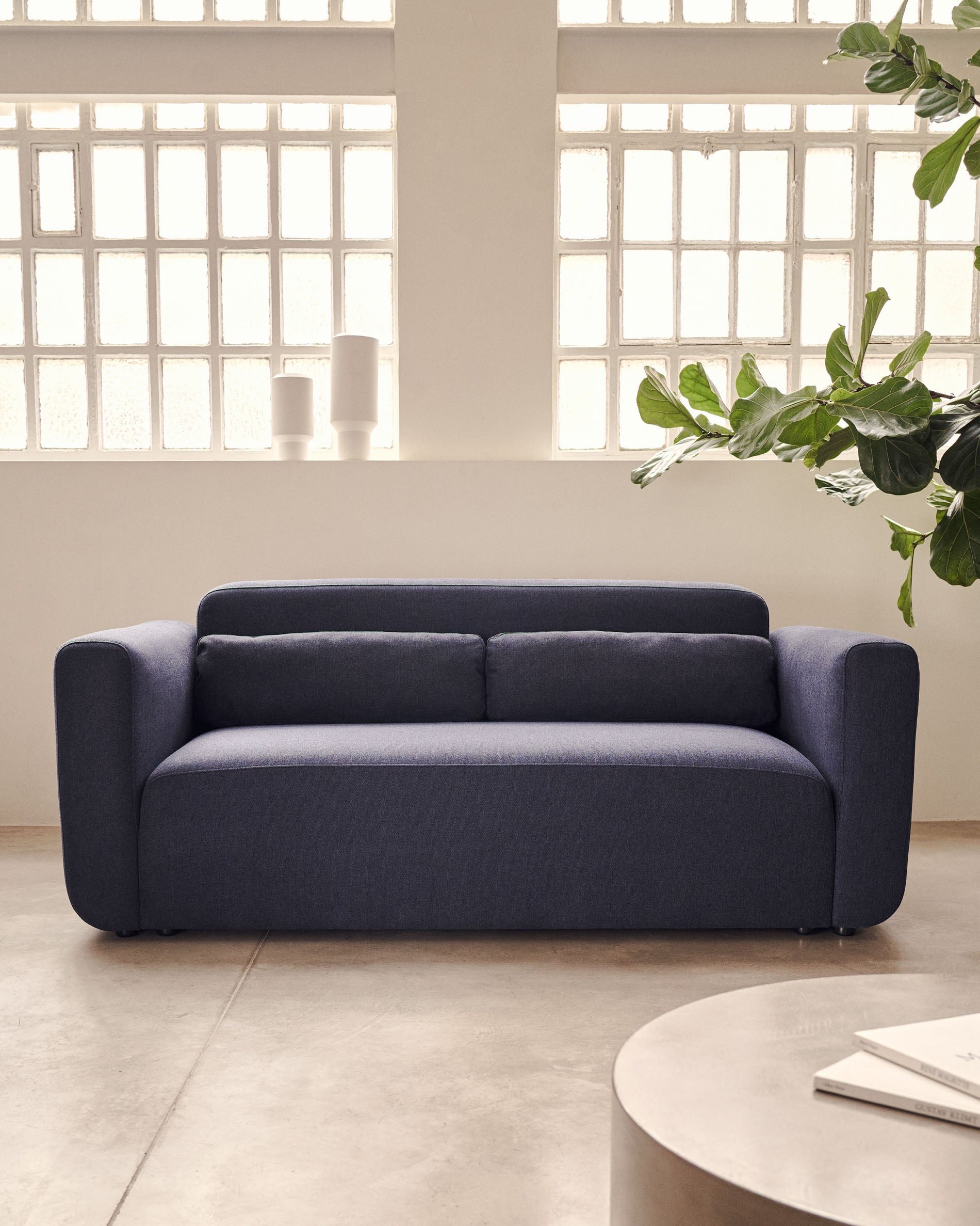 Neom 2 seater modular sofa in blue, 188 cm FSC Mix Credit - Lifestyle