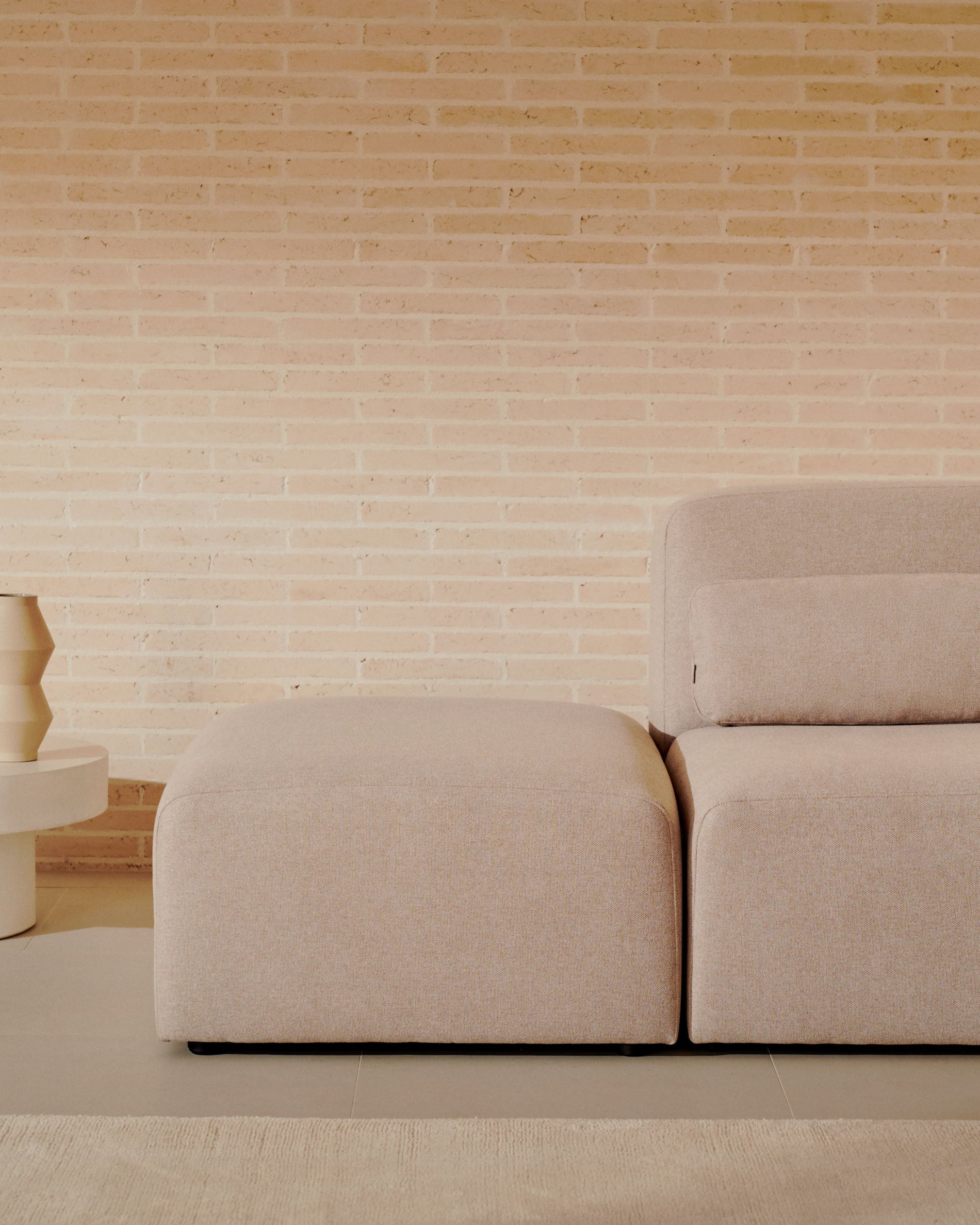 Neom 1 seater modular sofa with back module in beige, 169 cm FSC Mix Credit - Lifestyle
