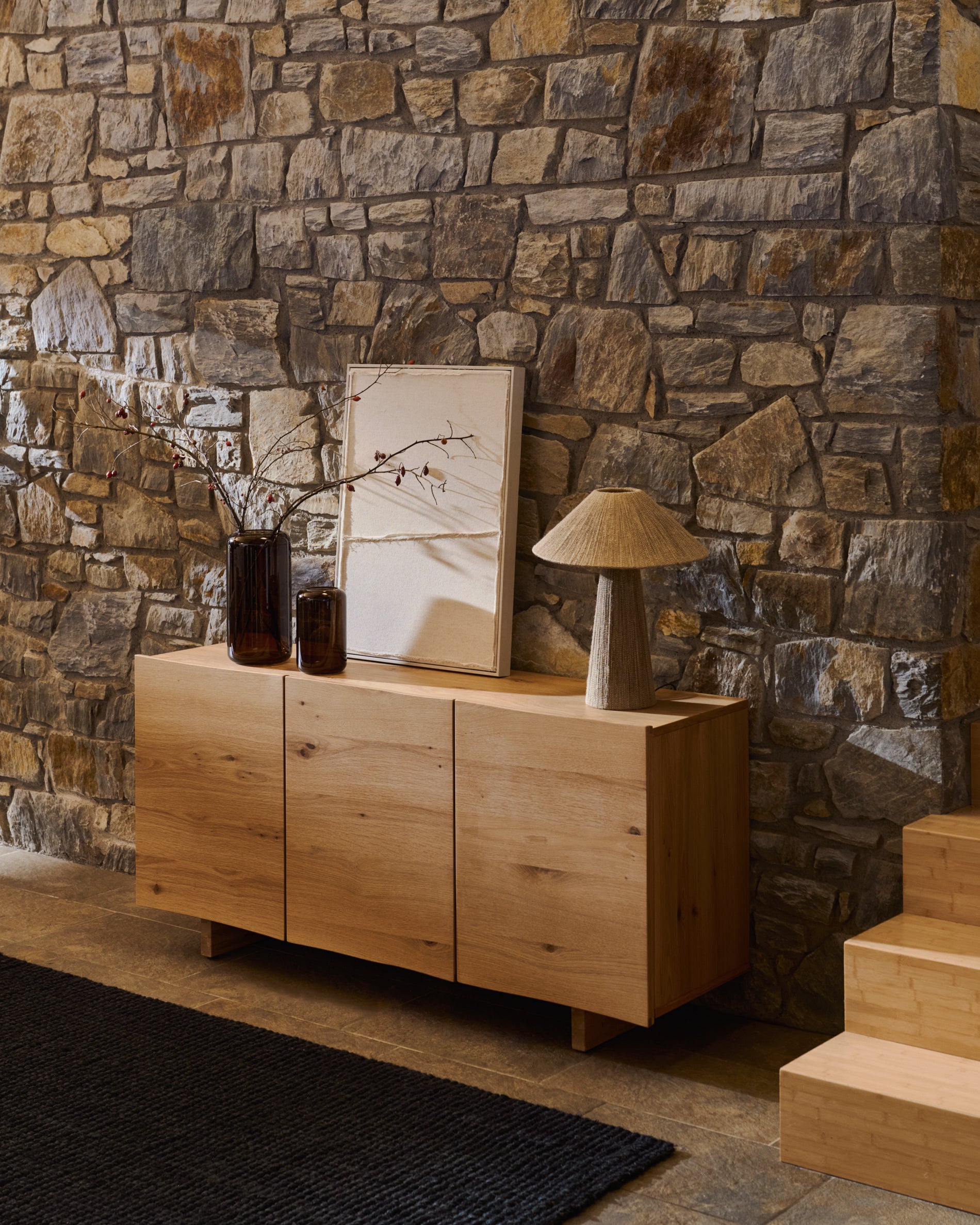 Renee table lamp in natural jute - Lifestyle