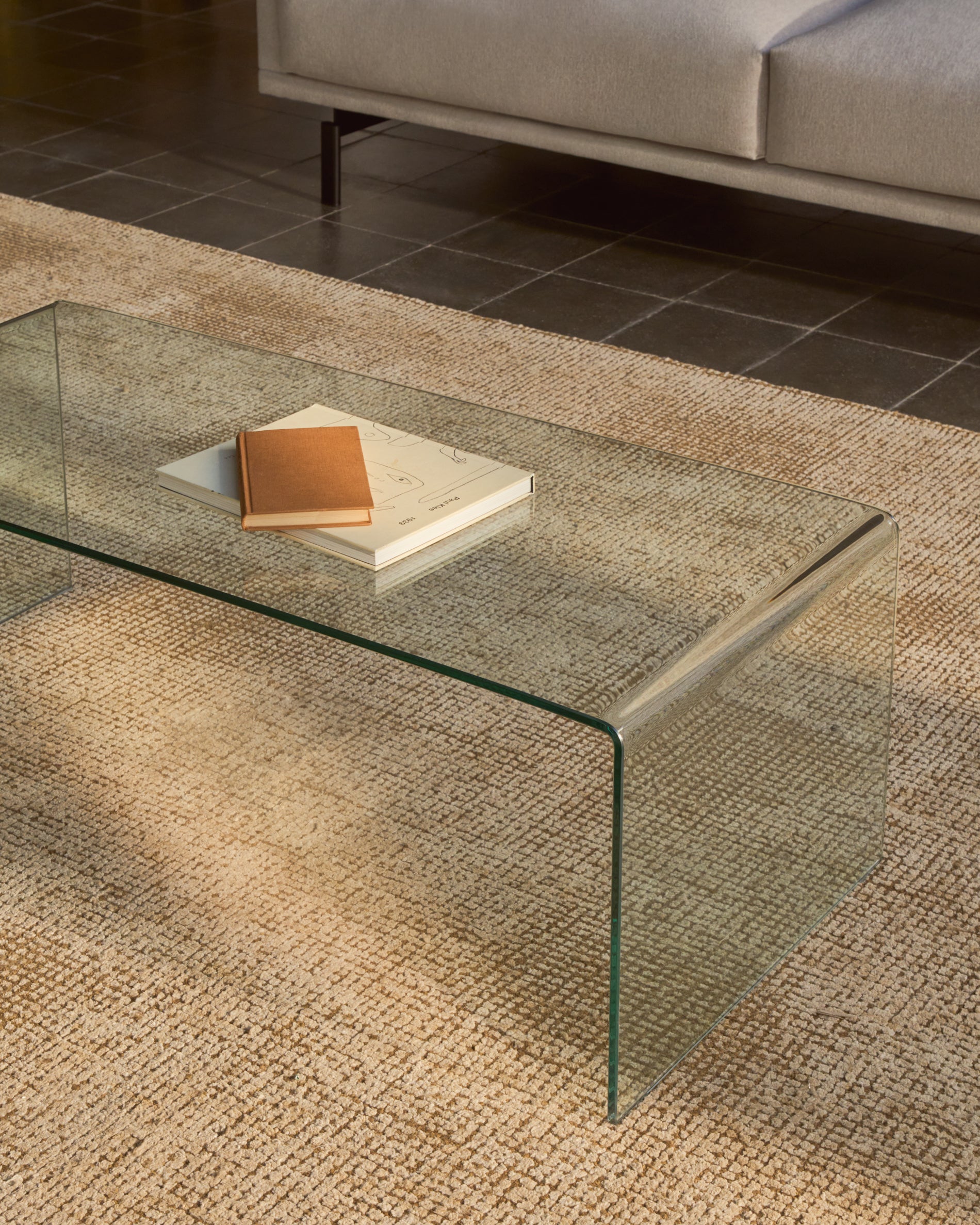 Burano glass coffee table 110 x 50 cm - Lifestyle
