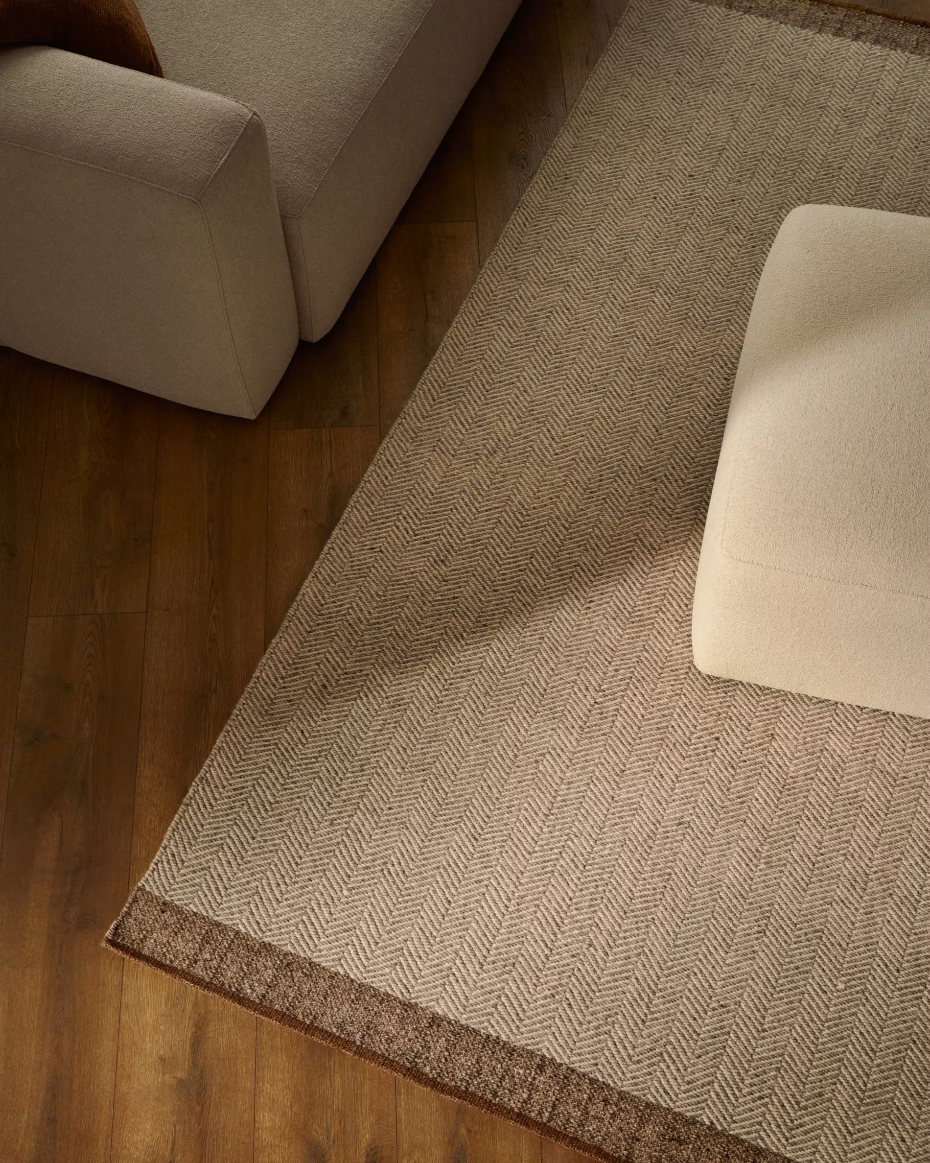 Nifelia beige wool rug, 160 x 230 cm.