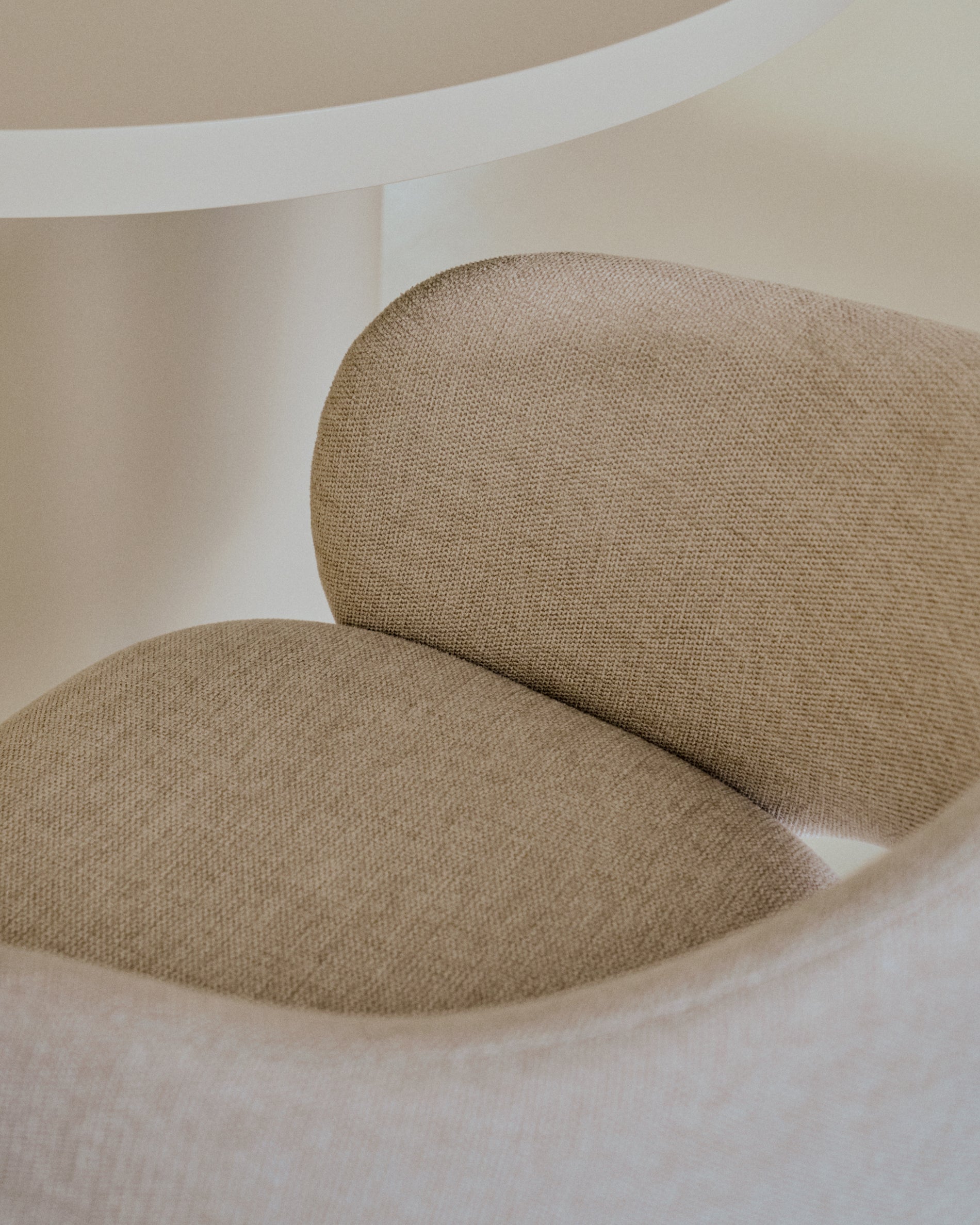 Maina chair in beige and steel legs in a beige finish, FSC Mix Credit - Lifestyle