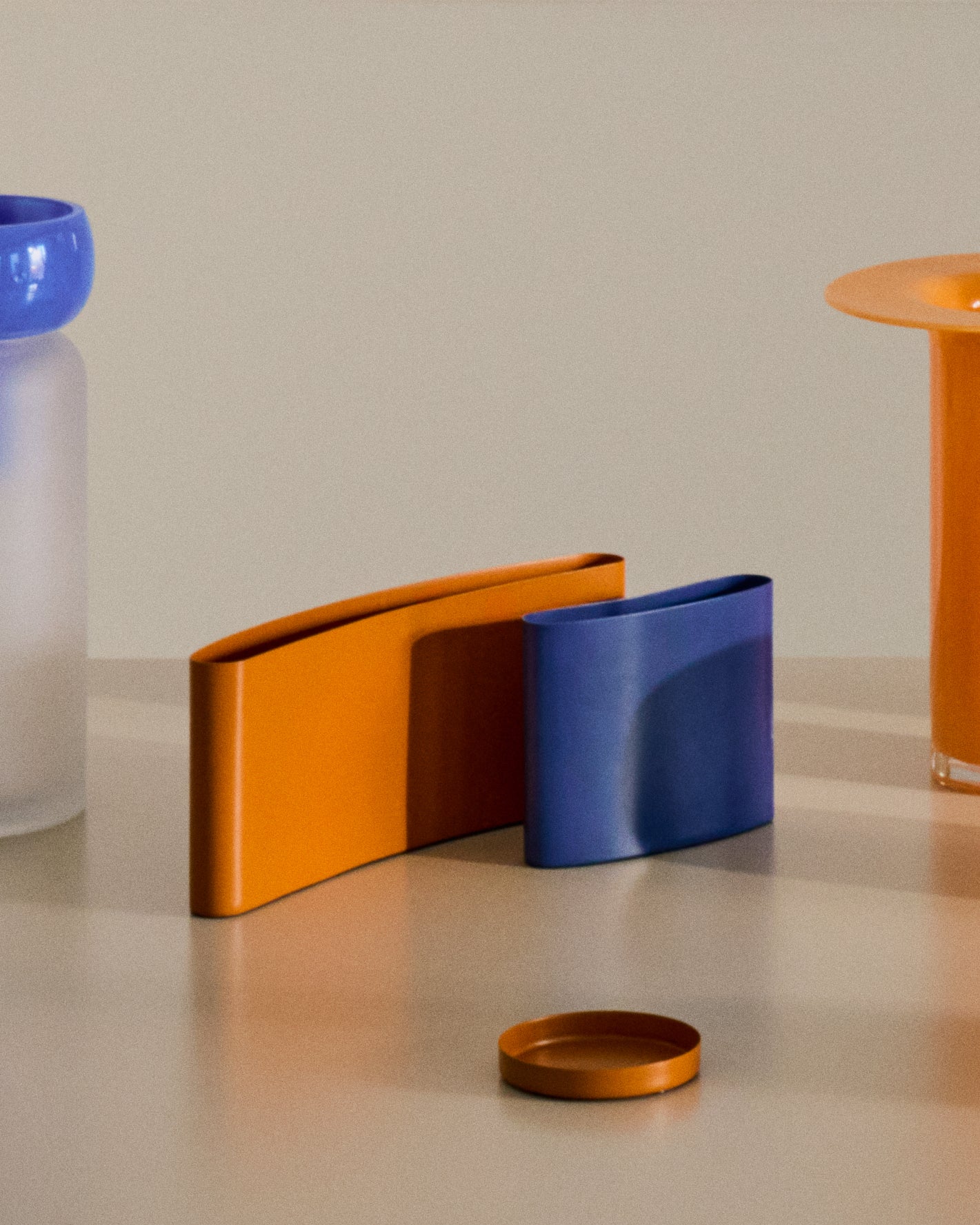 Mistra orange iron candlestick - Lifestyle
