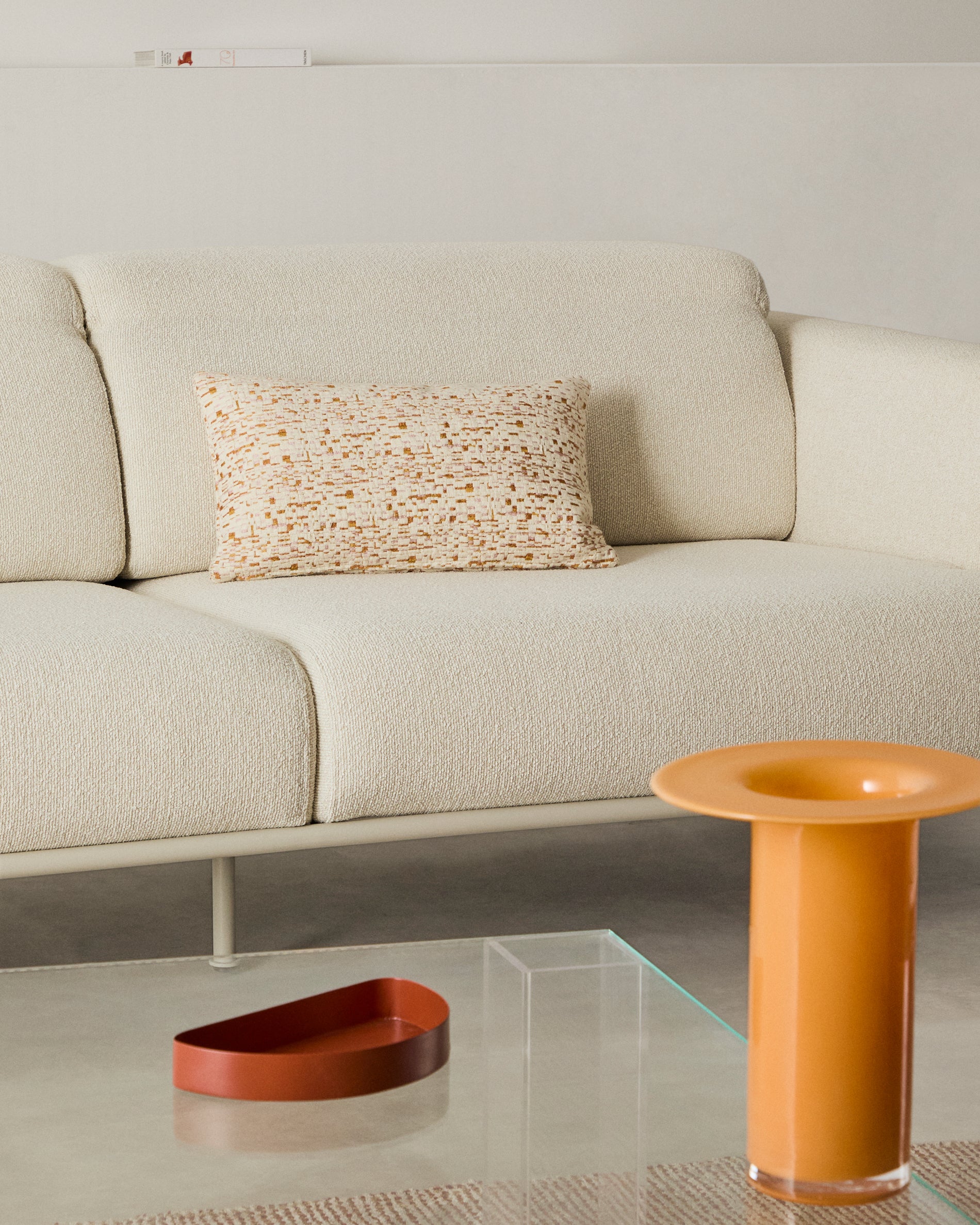 Multicoloured jacquard Manma cushion cover 30 x 50 cm - Lifestyle