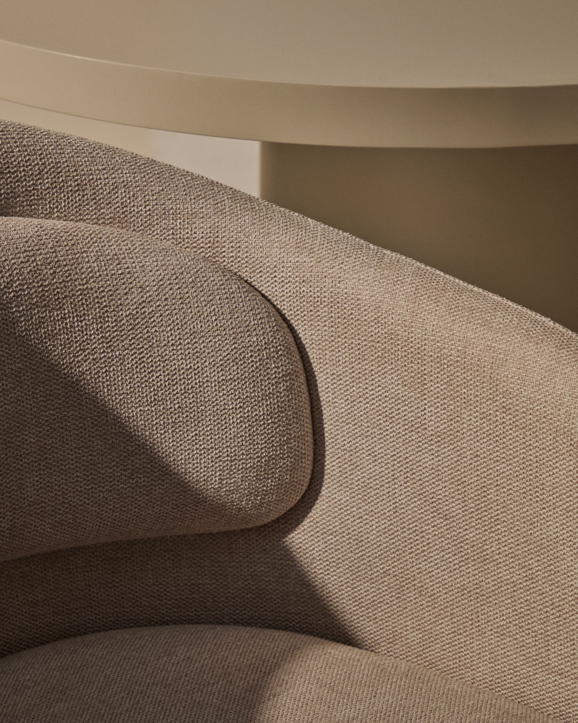 Idaira chair in beige and steel legs in a beige finish, FSC Mix Credit - Lifestyle