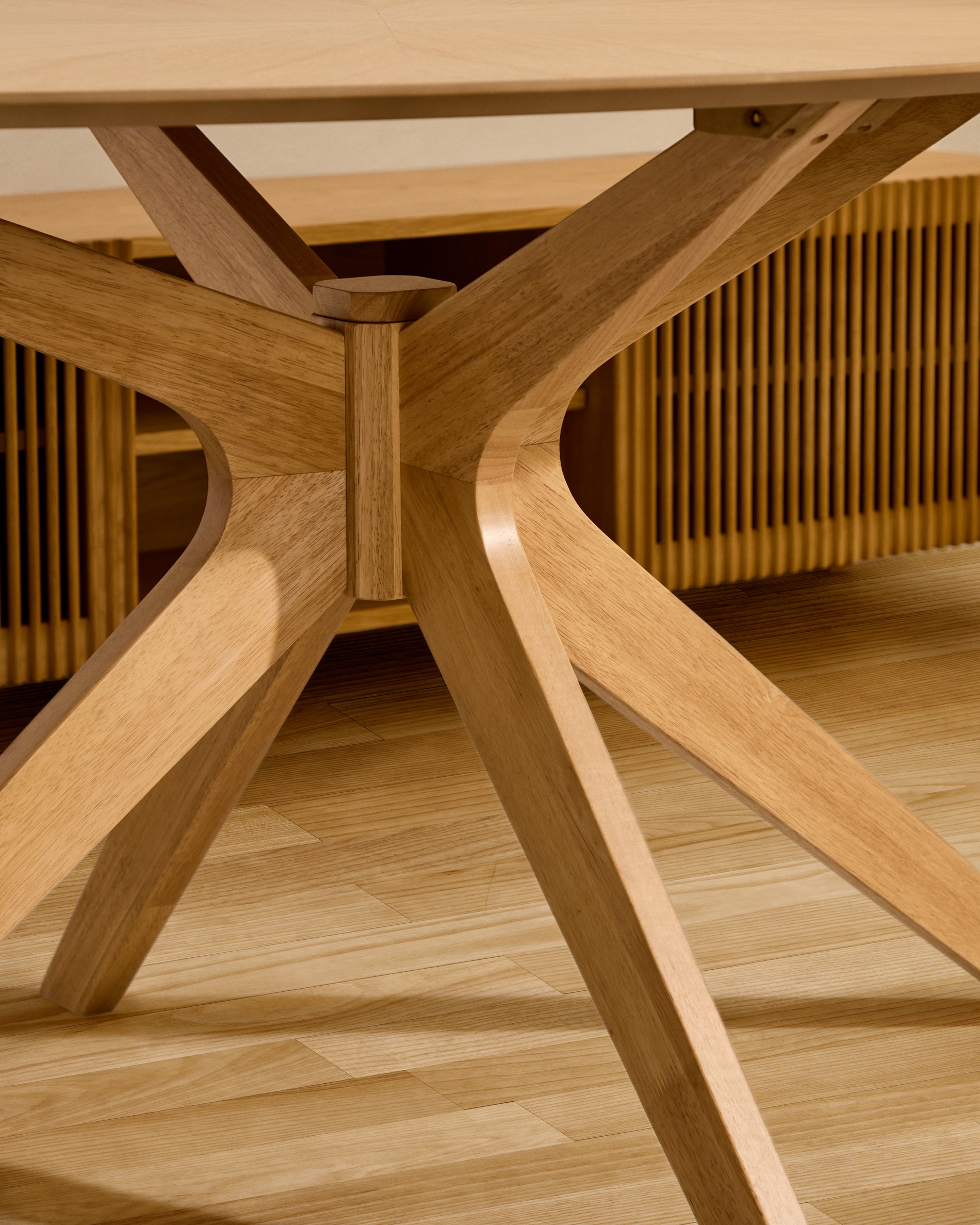Naanim table in oak veneer, 180 x 110 cm - Lifestyle