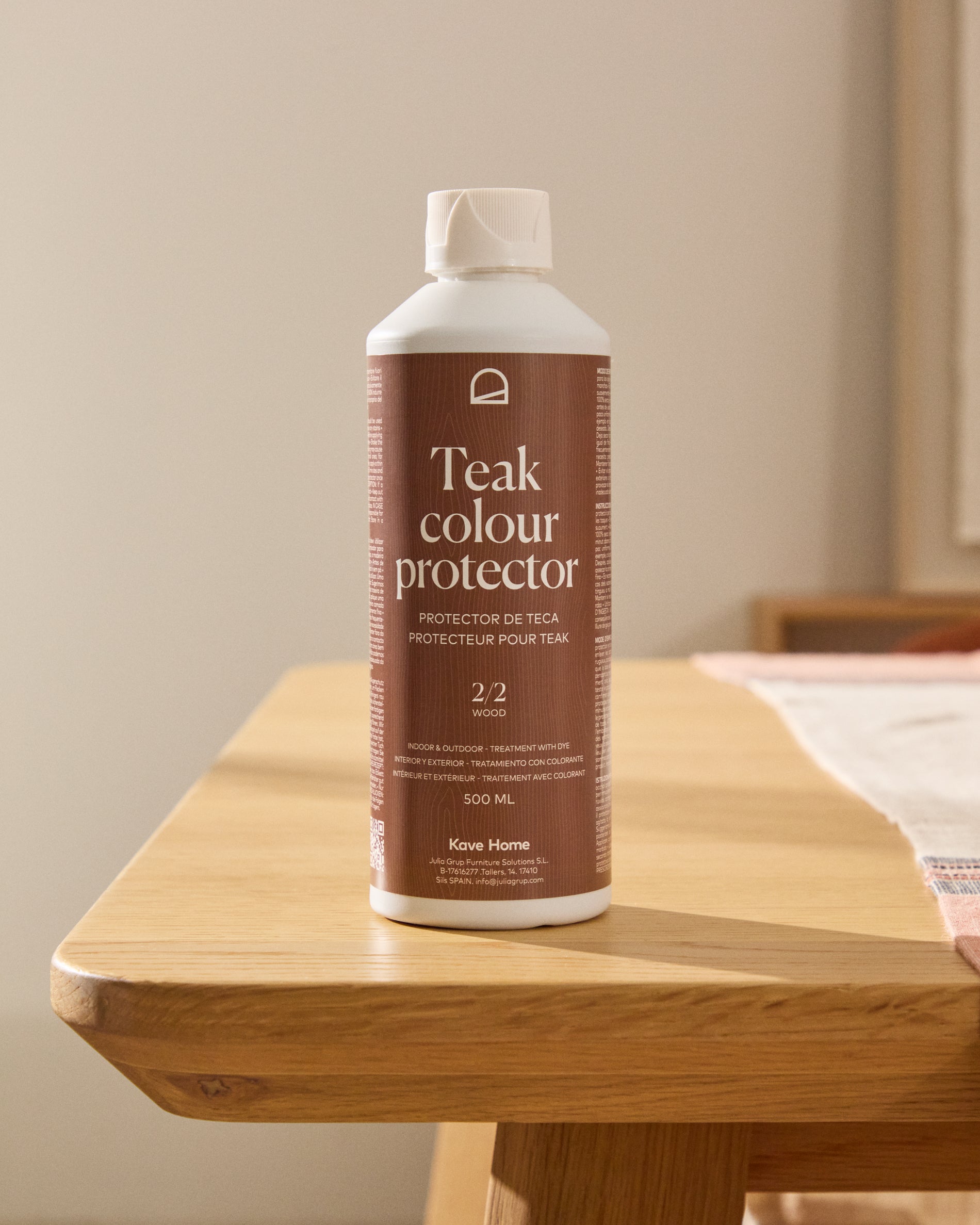 Sterina teak protector with toasted finish 500ml - Lifestyle