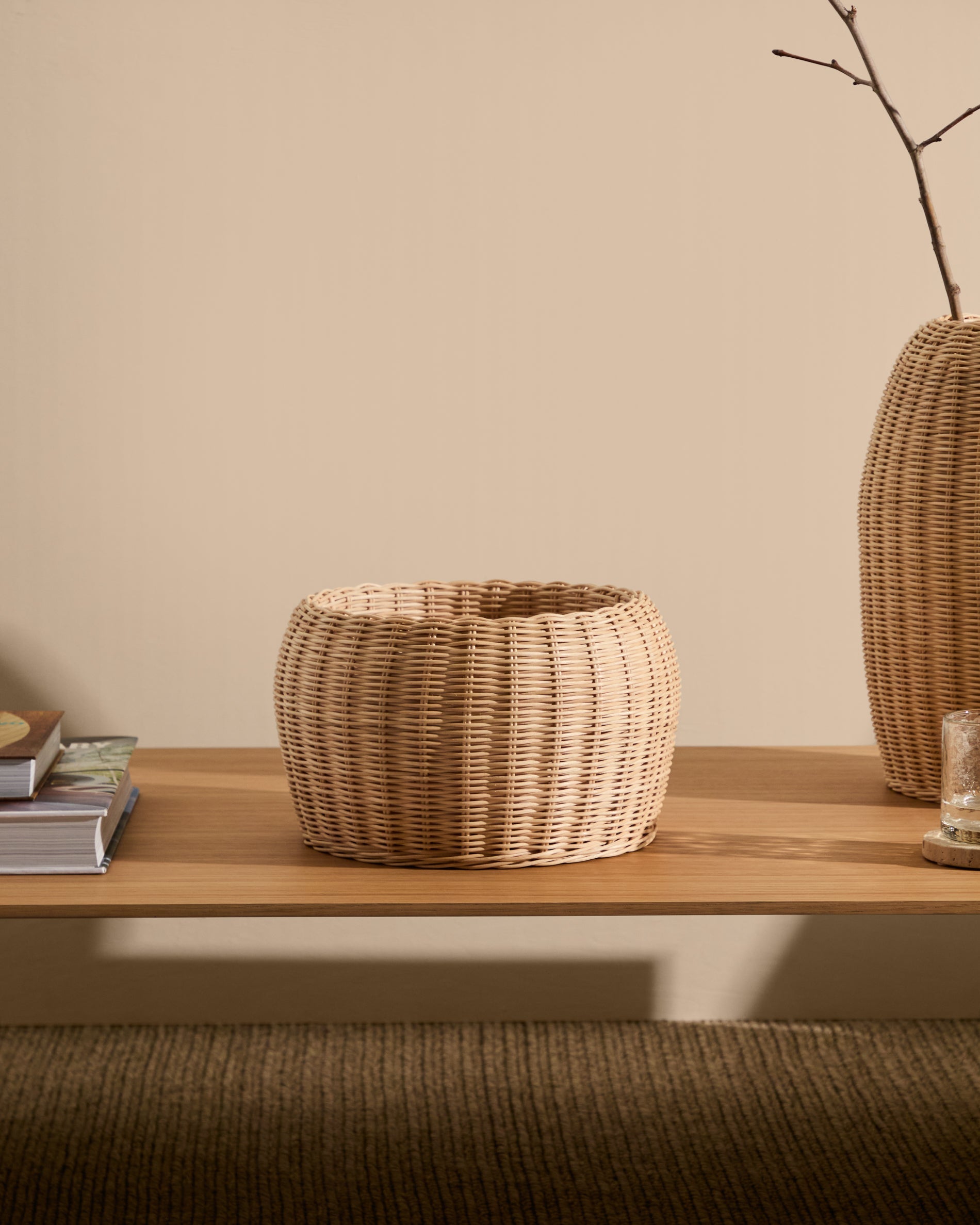 Zilna rattan vase 19cm - Lifestyle