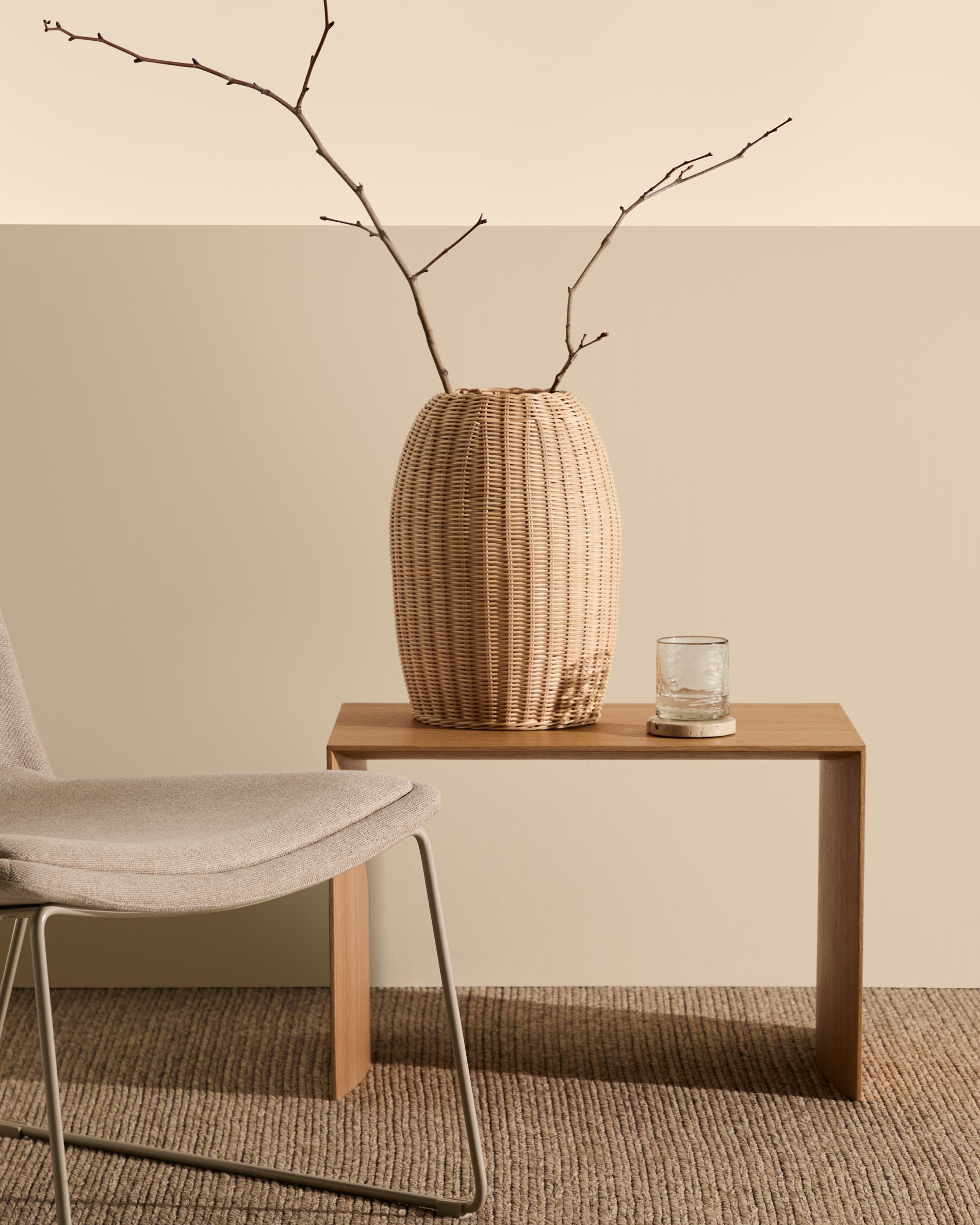 Zilna rattan vase 40cm - Lifestyle