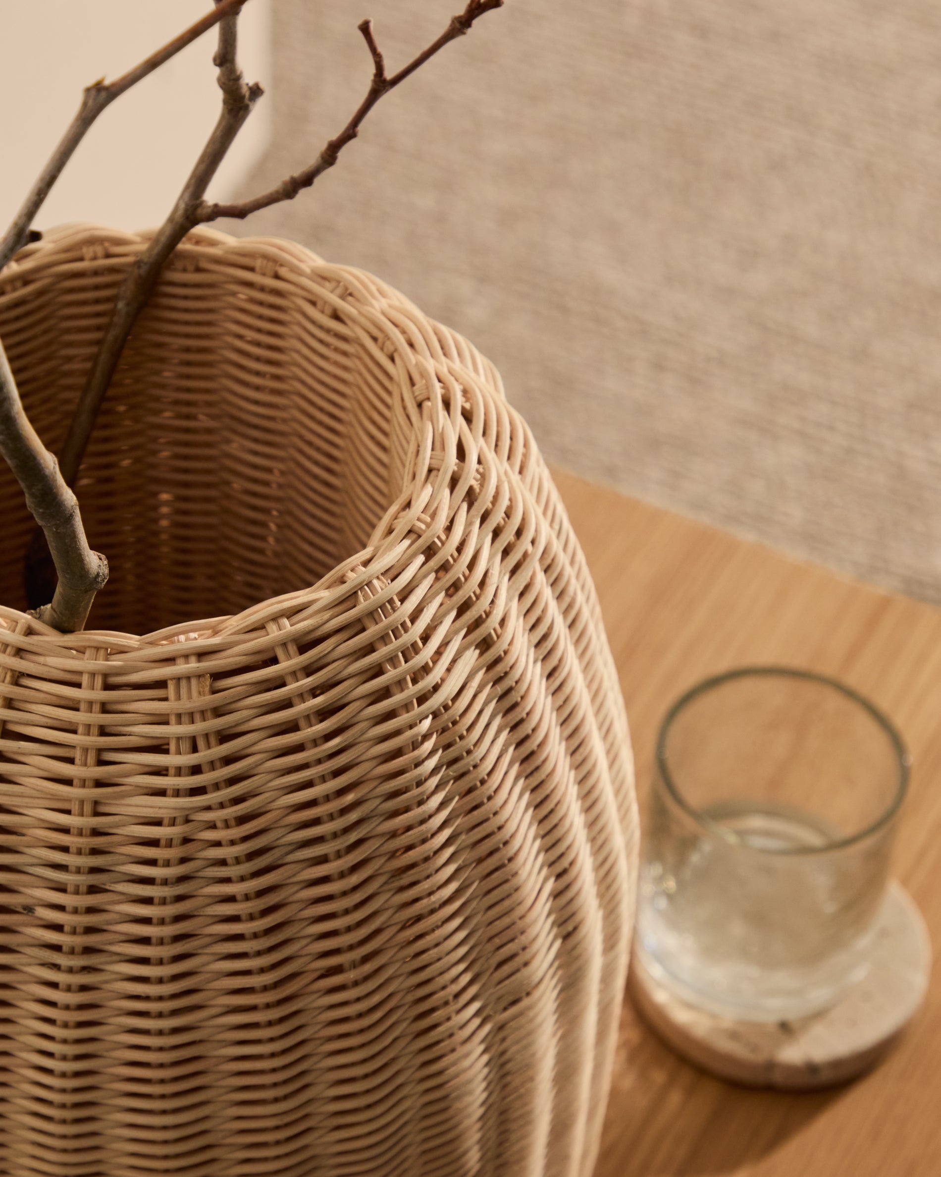 Zilna rattan vase 40cm - Lifestyle